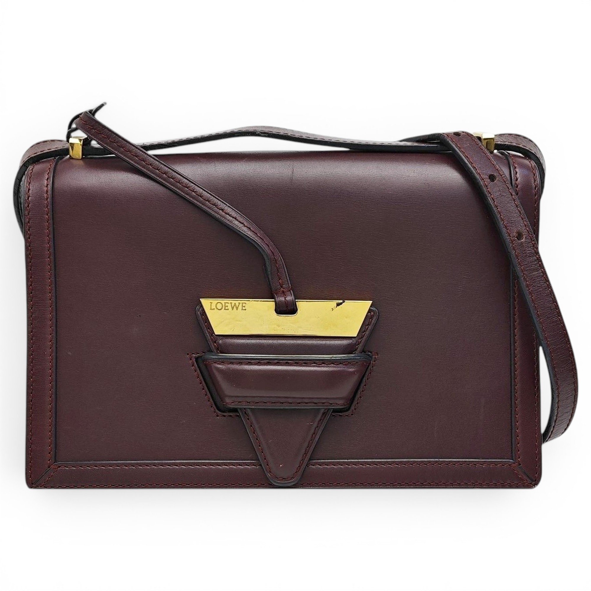 Barcelona leather handbag