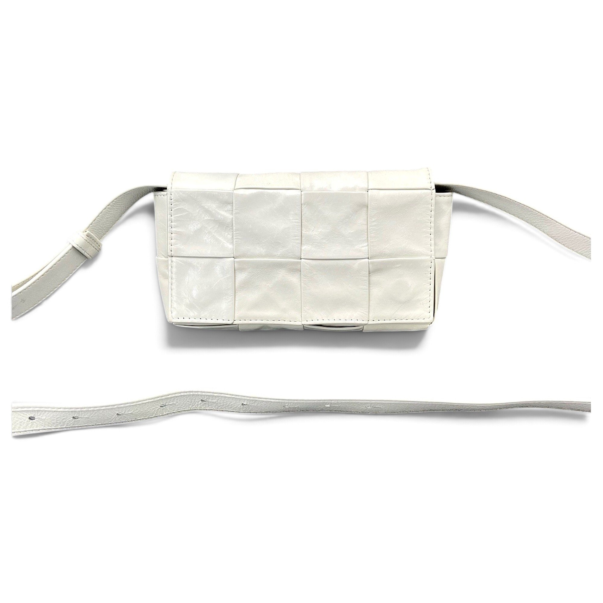 Cassette leather crossbody bag