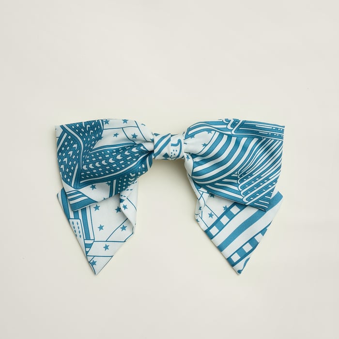 Bleu Jean "Sangles En Zigzag Bandana" Grenelle GM Hair Clip