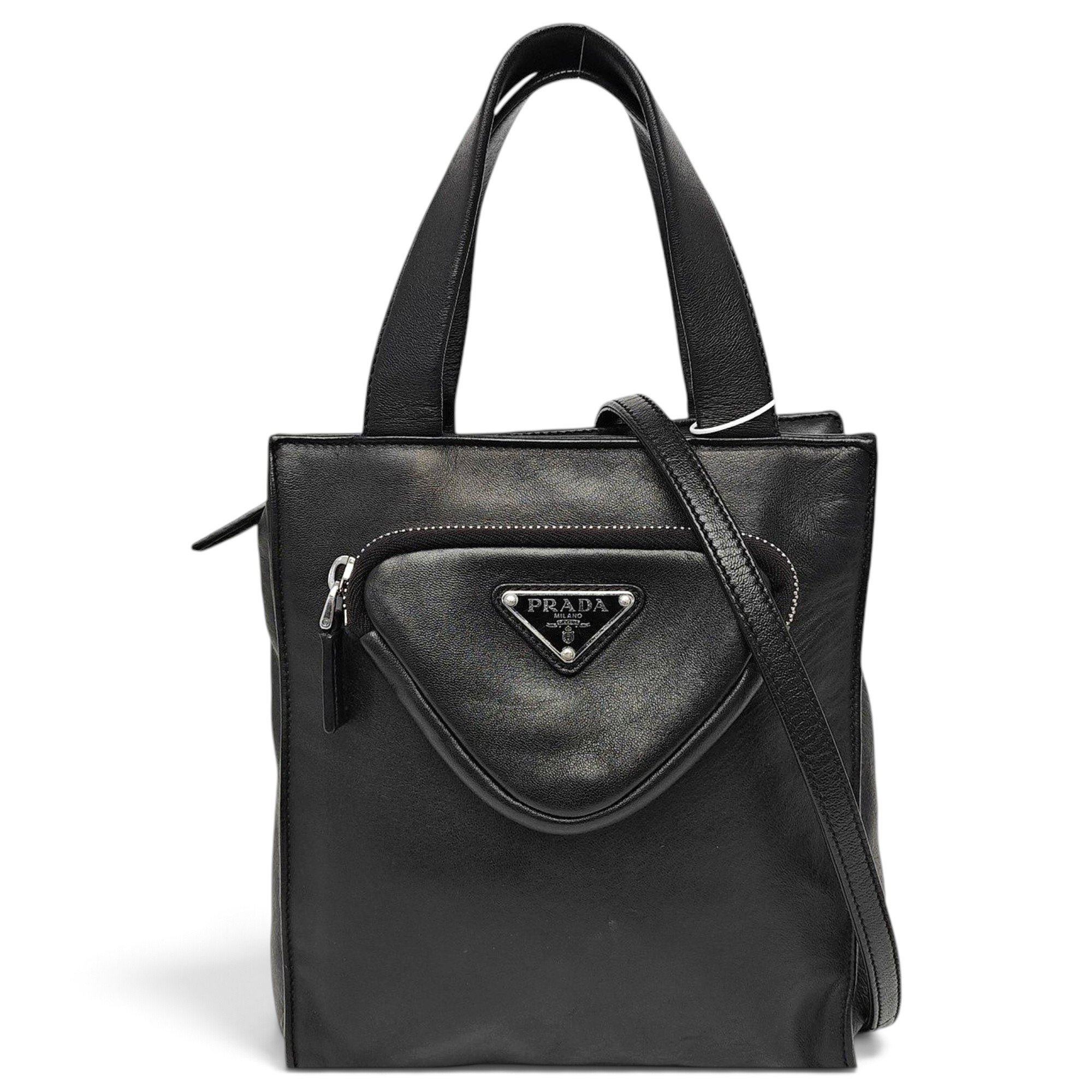 Leather handbag