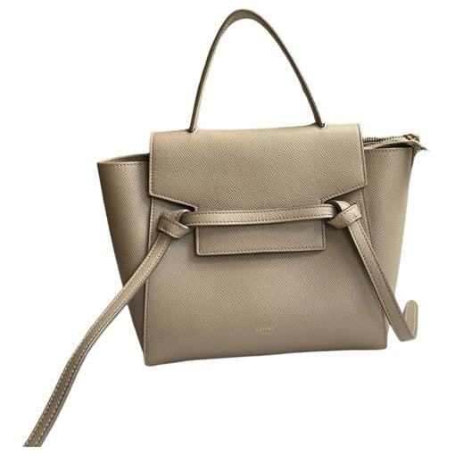 Belt leather handbag