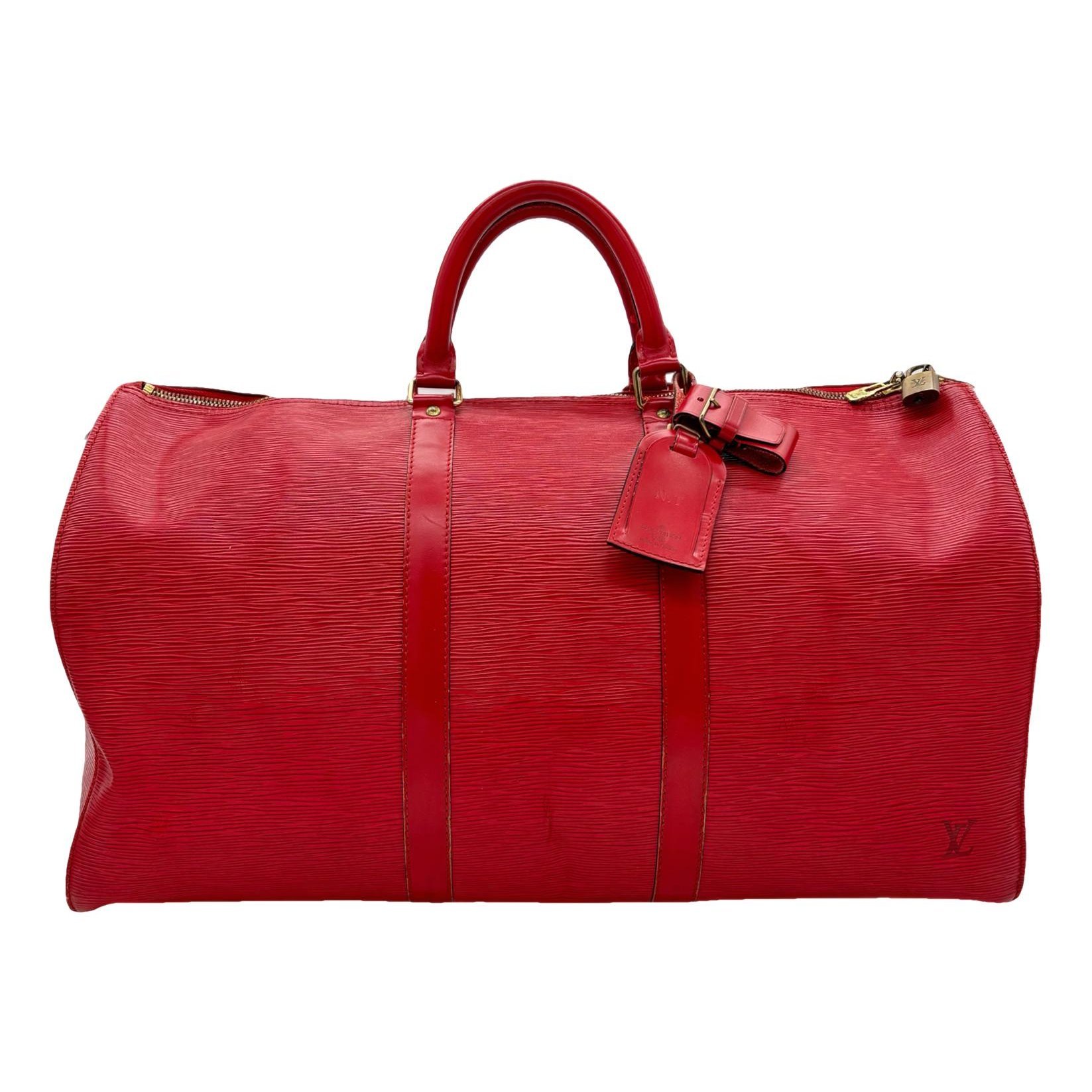 Keepall leather 48h bag