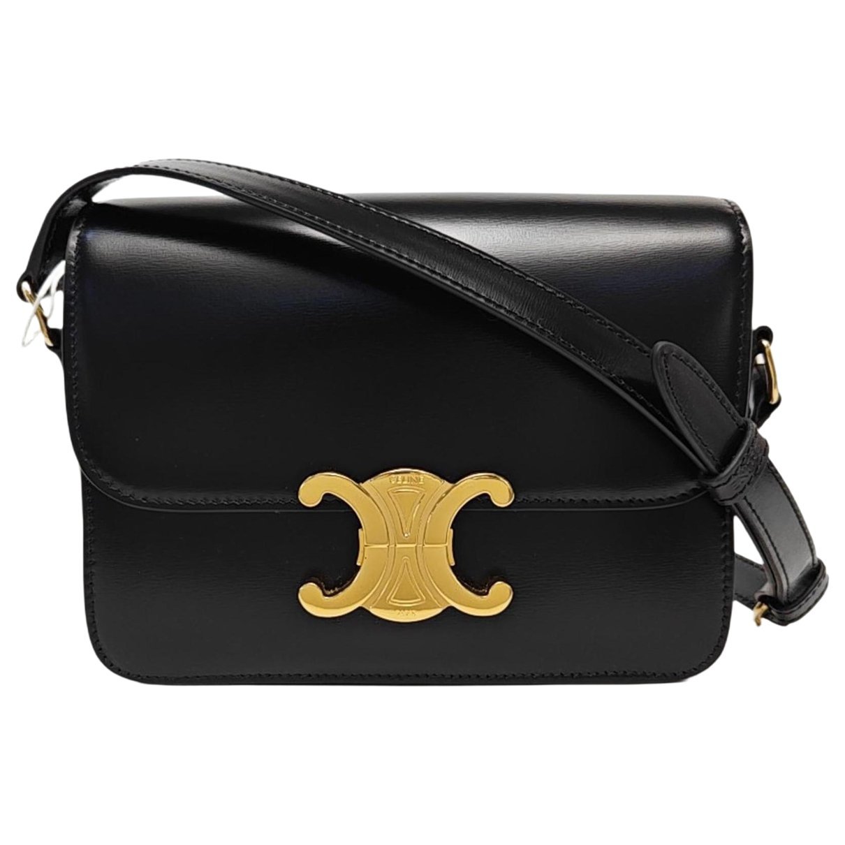Triomphe leather handbag