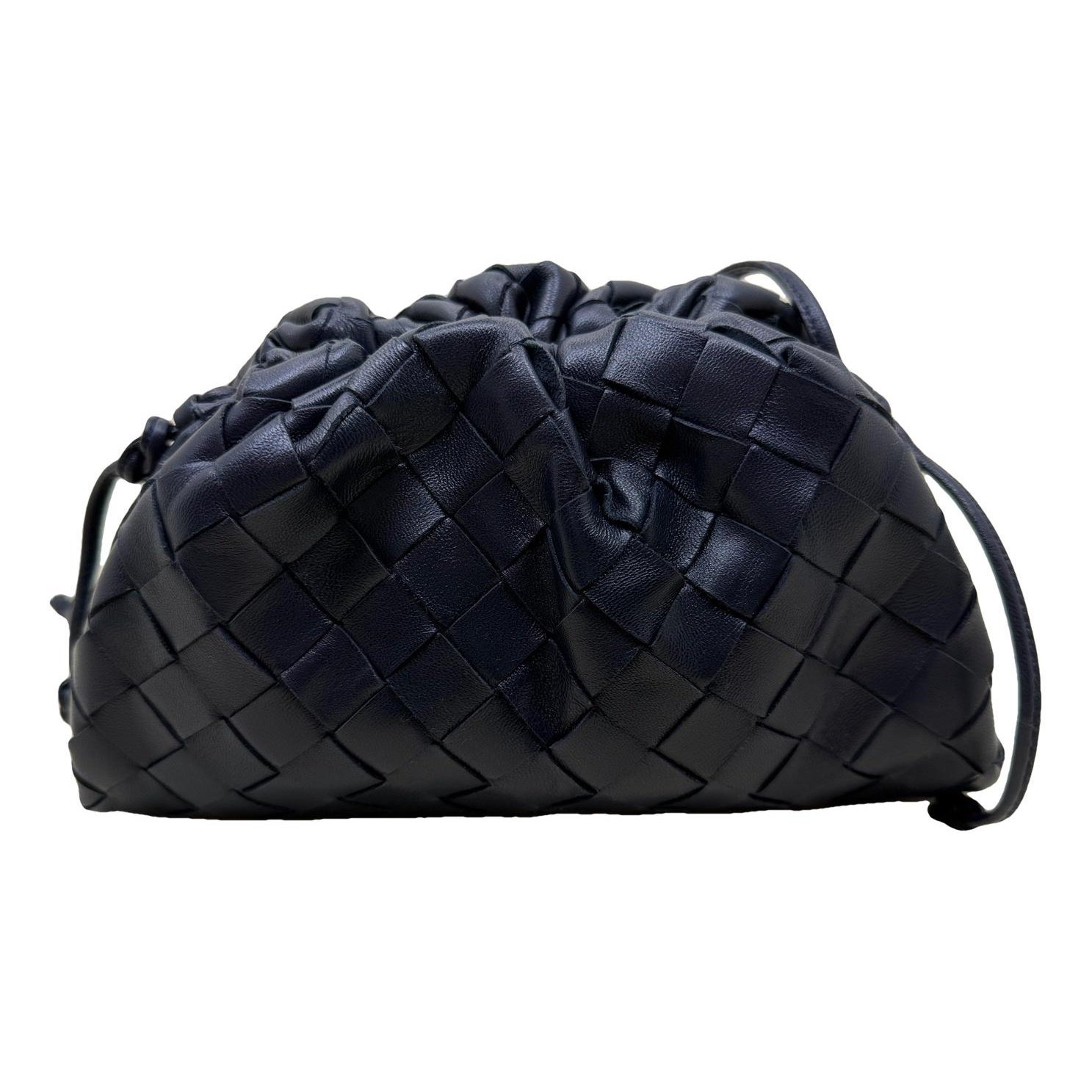 Pouch leather crossbody bag