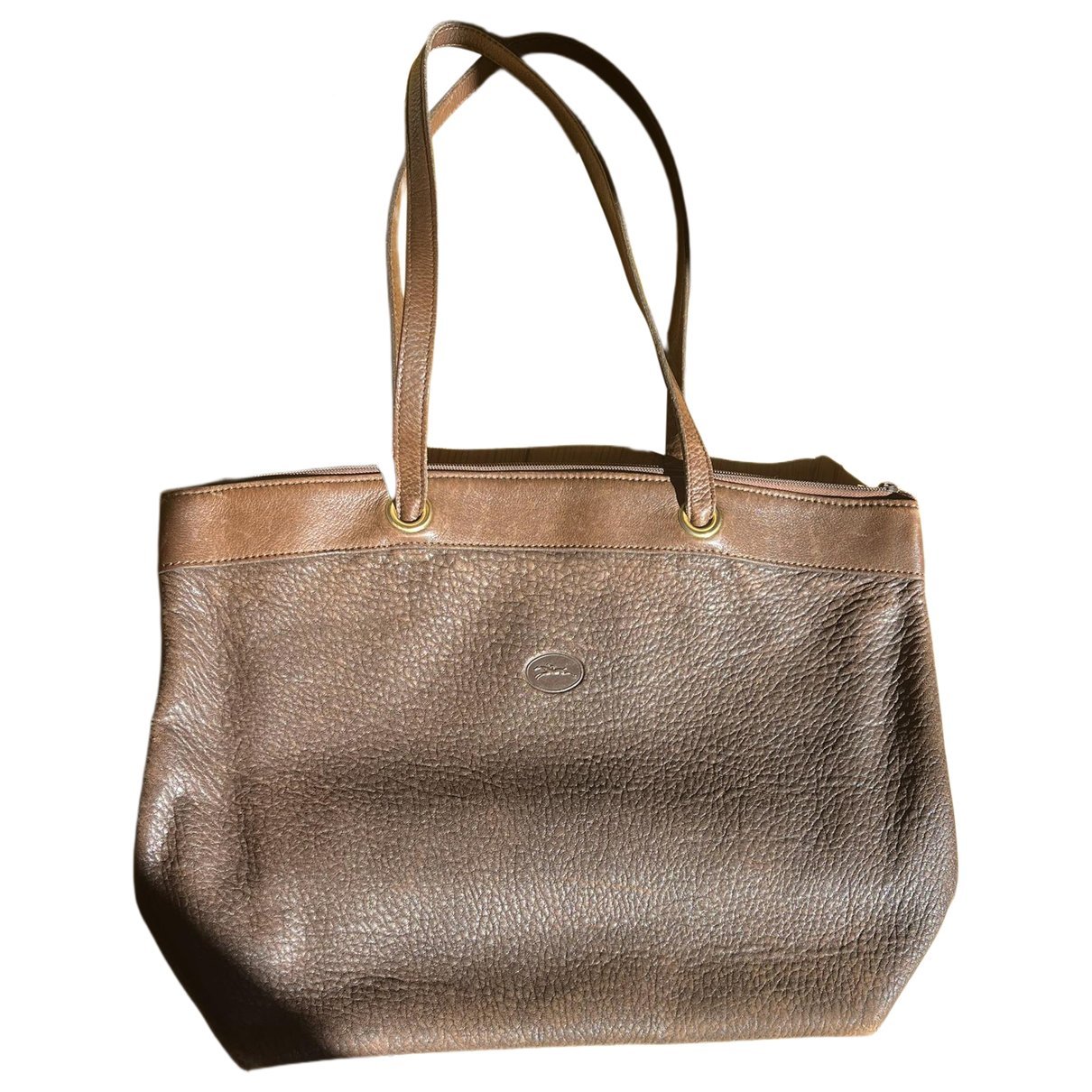 Leather tote