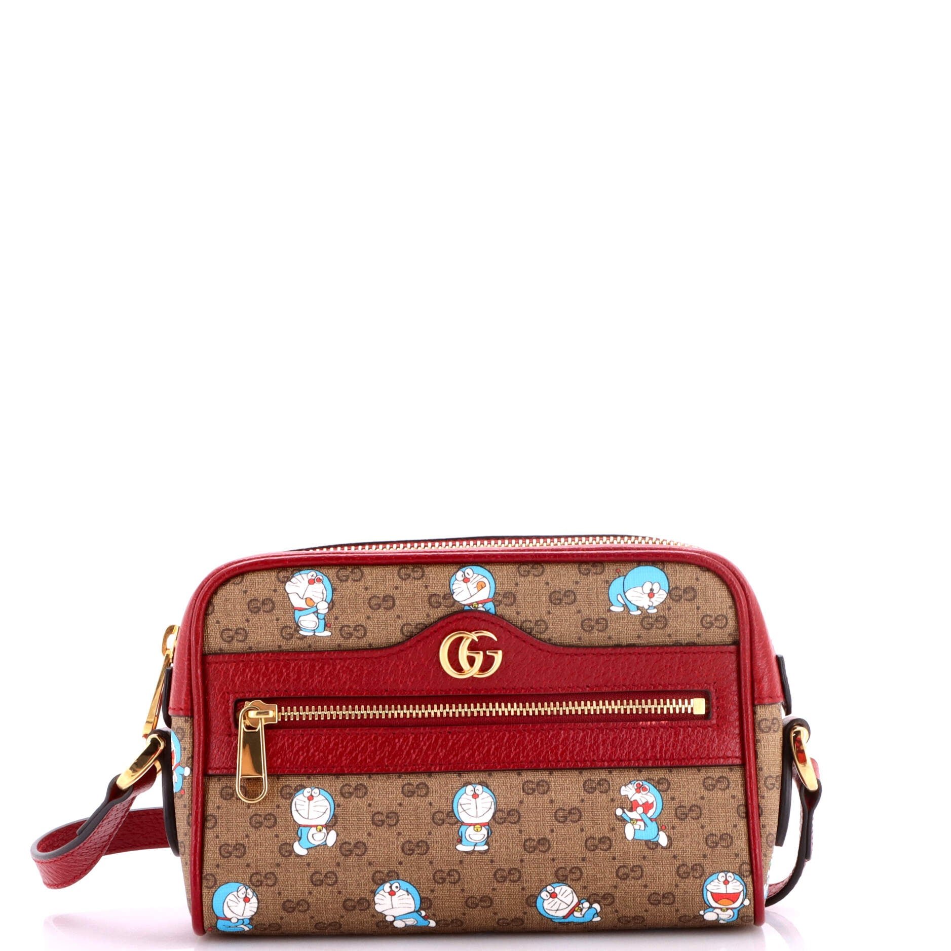 Doraemon Crossbody Bag Printed Mini GG Coated Canvas Mini