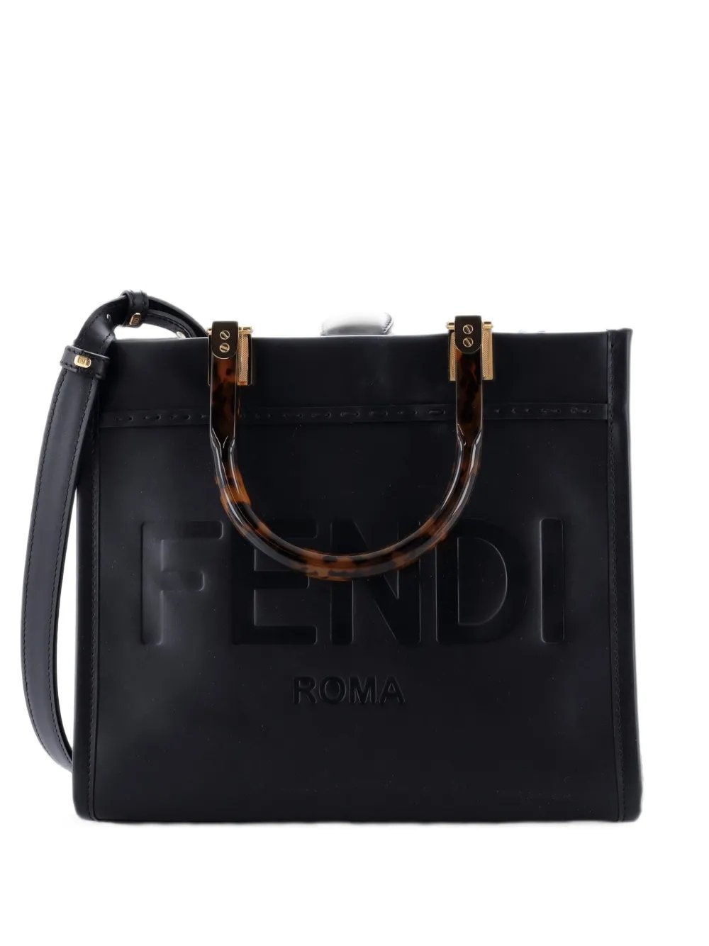 Sunshine Shopper Leather Small tote bag