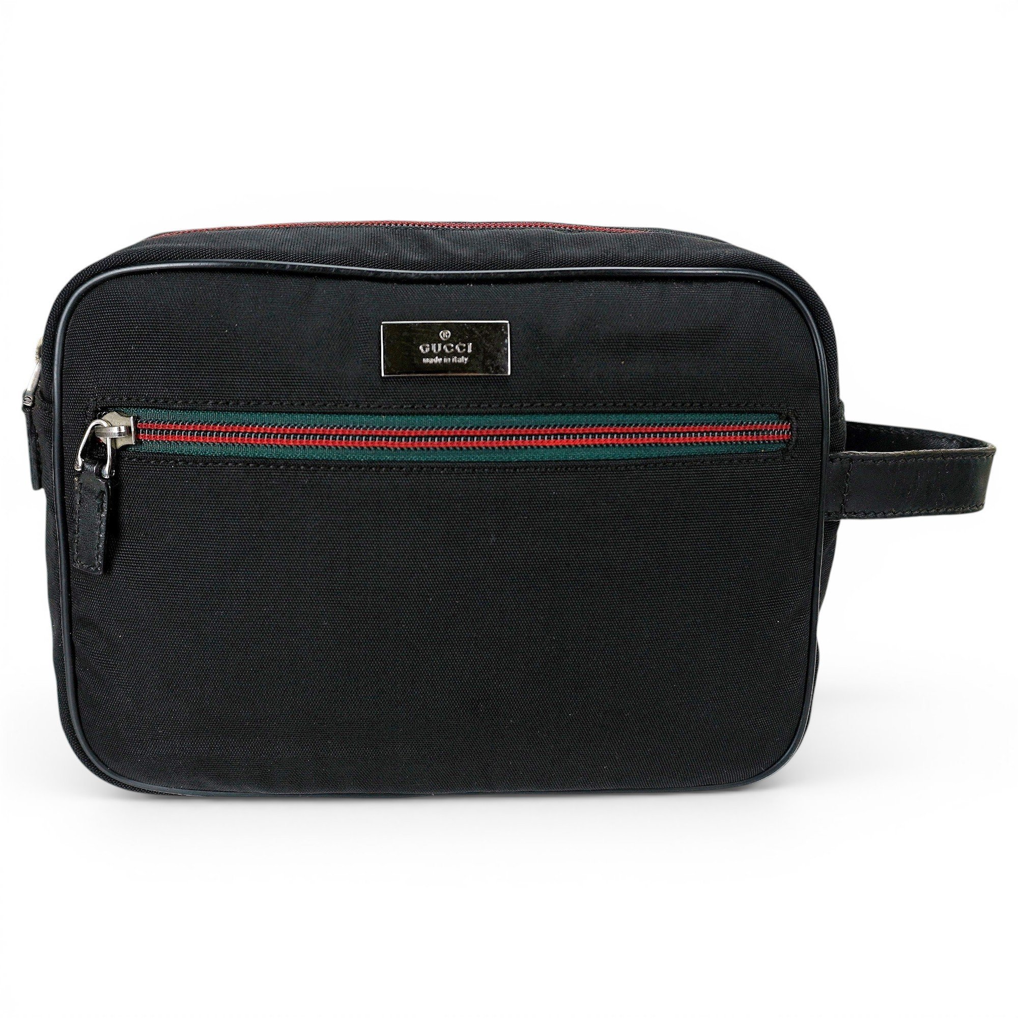 Leather vanity case