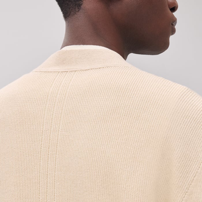 Écru "Lin Et l'Autre" Buttoned Cardigan