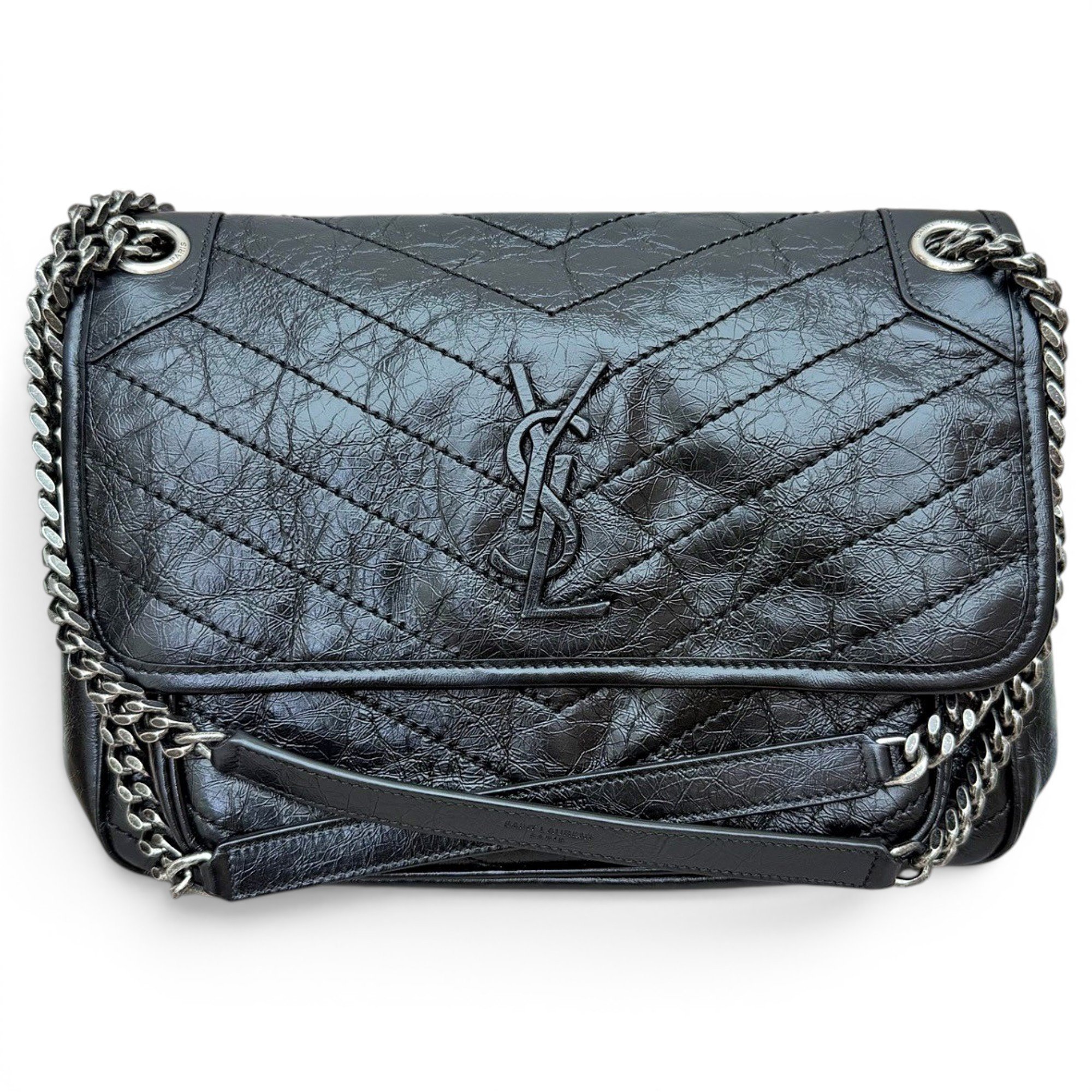 Niki leather crossbody bag