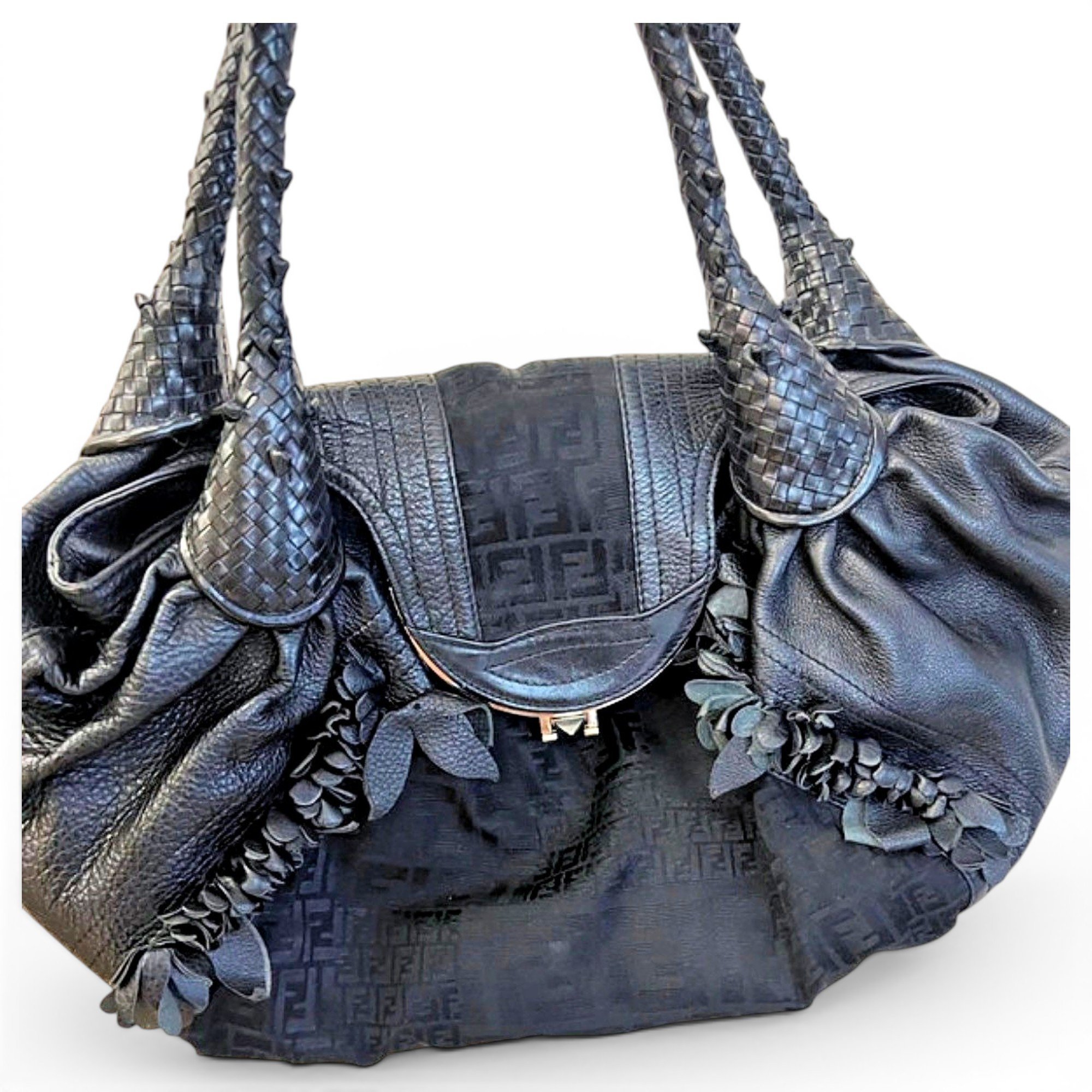 Spy leather handbag