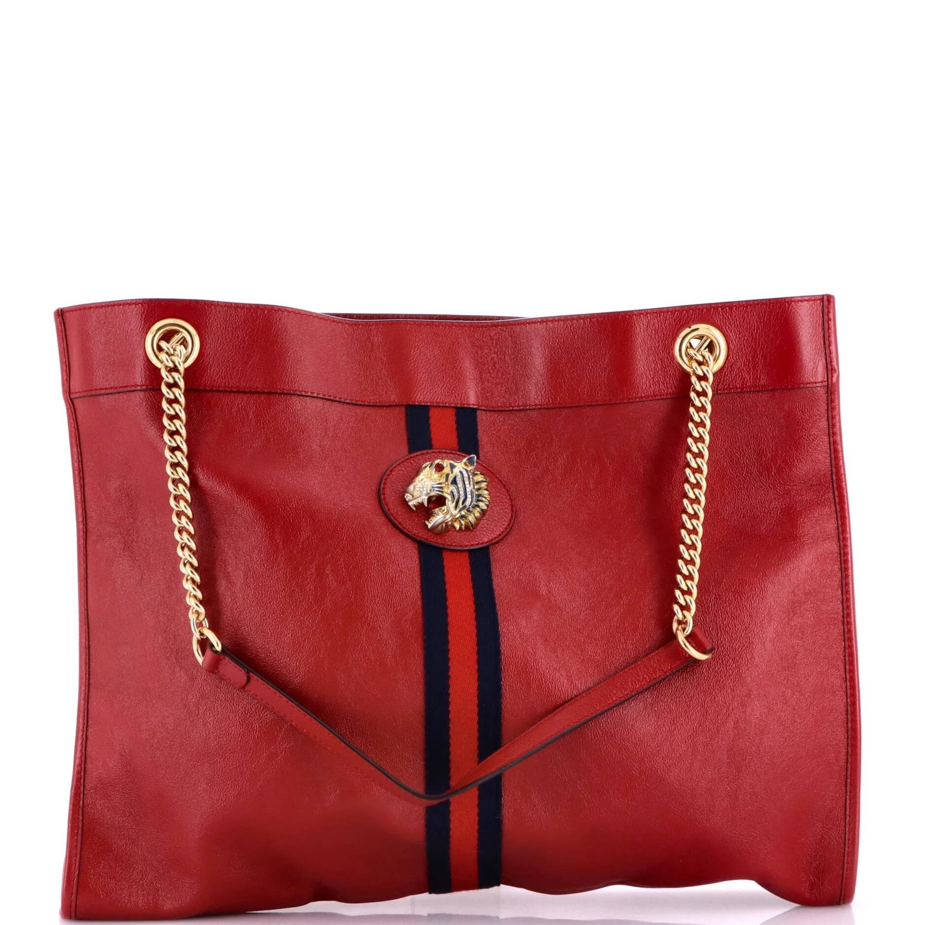 Leather tote