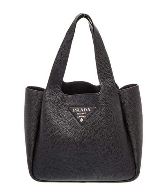 Prada Vitello Daino Leather Top Handle Bag Small