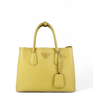 Saffiano Lux Leather Large Double Large
