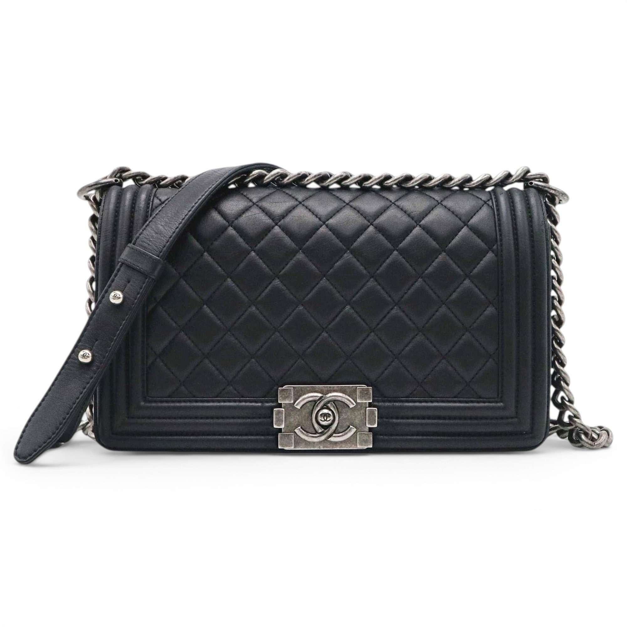 Boy leather handbag