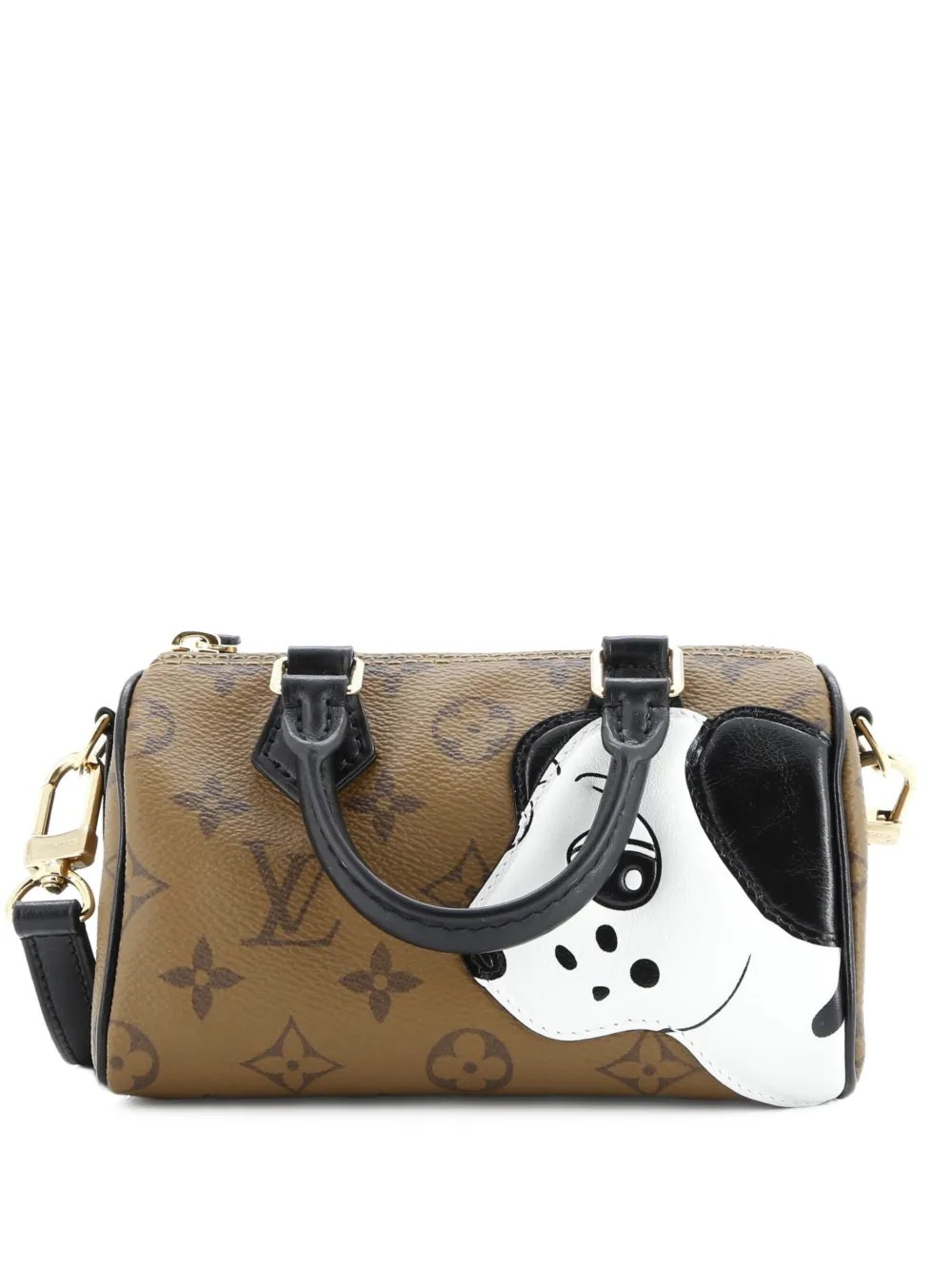Louis Vuitton Speedy Bandouliere NM Bag Limited Edition Sun Yitian Reverse Monogram Canvas Nano tote bag