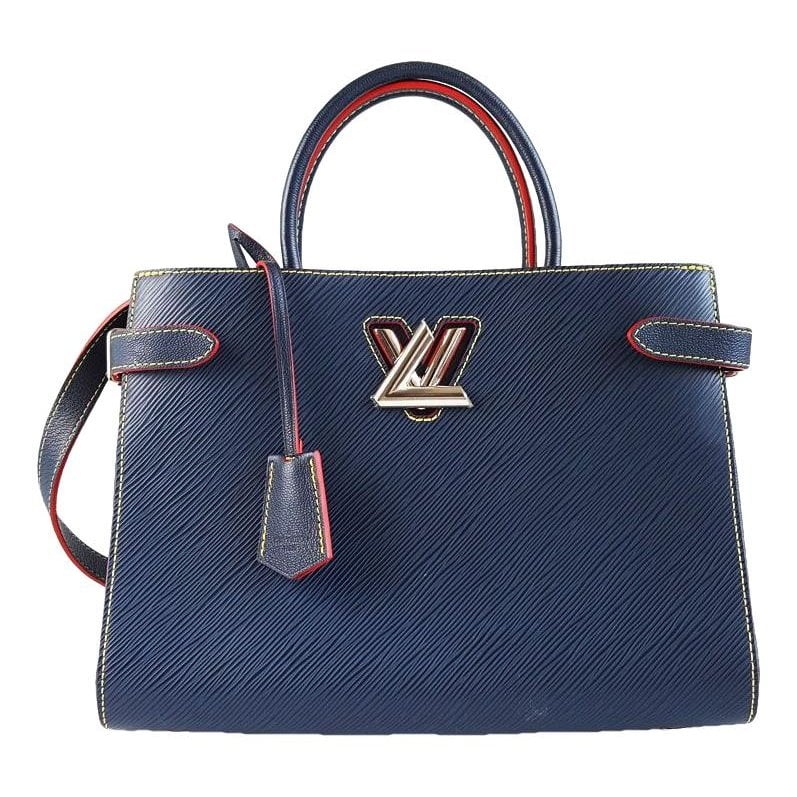 Twist leather handbag