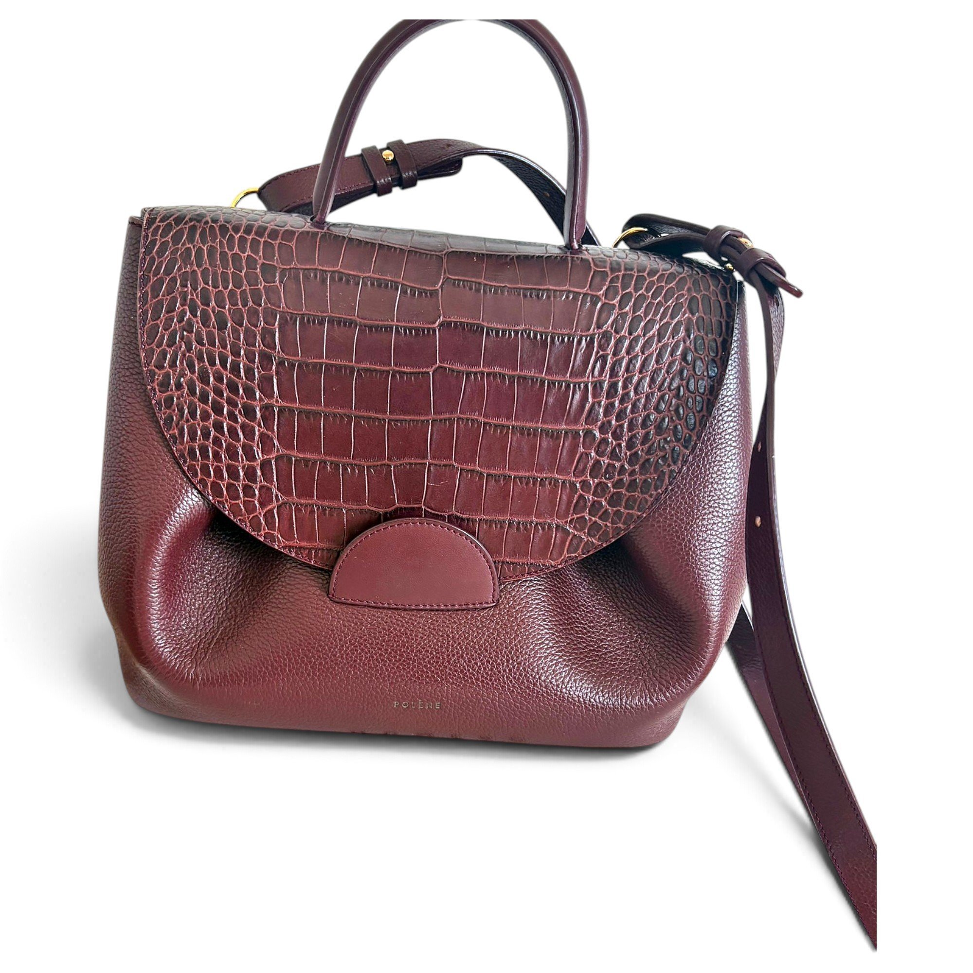 Numéro un leather handbag