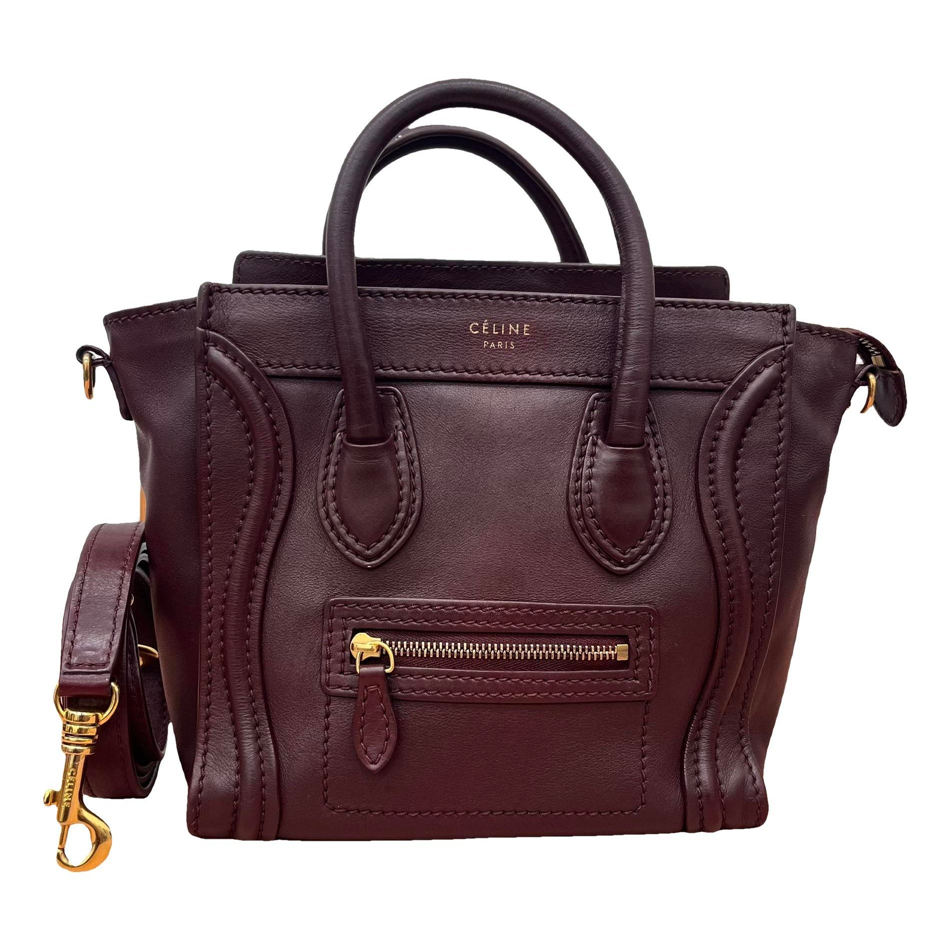 Nano Luggage leather handbag