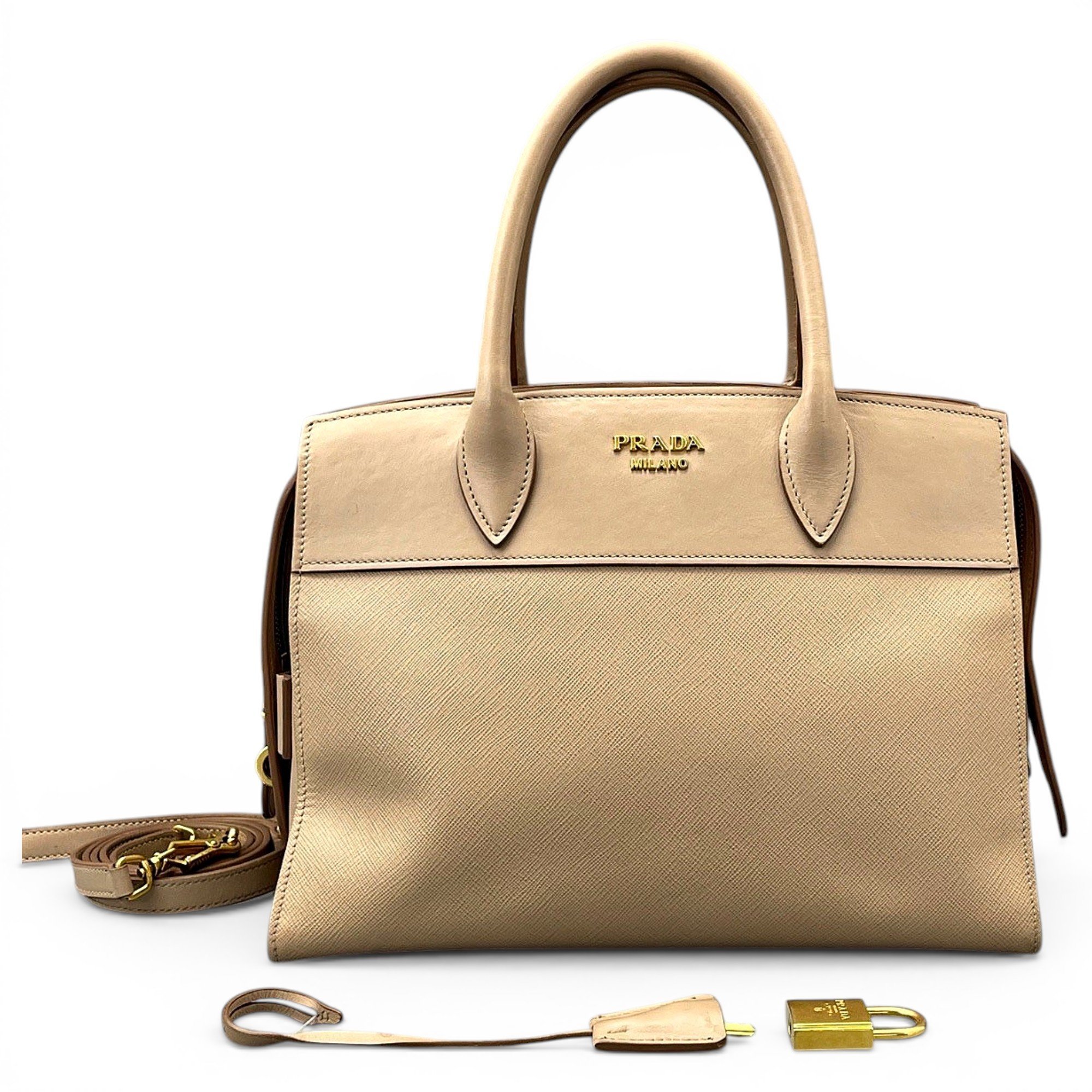 Leather handbag