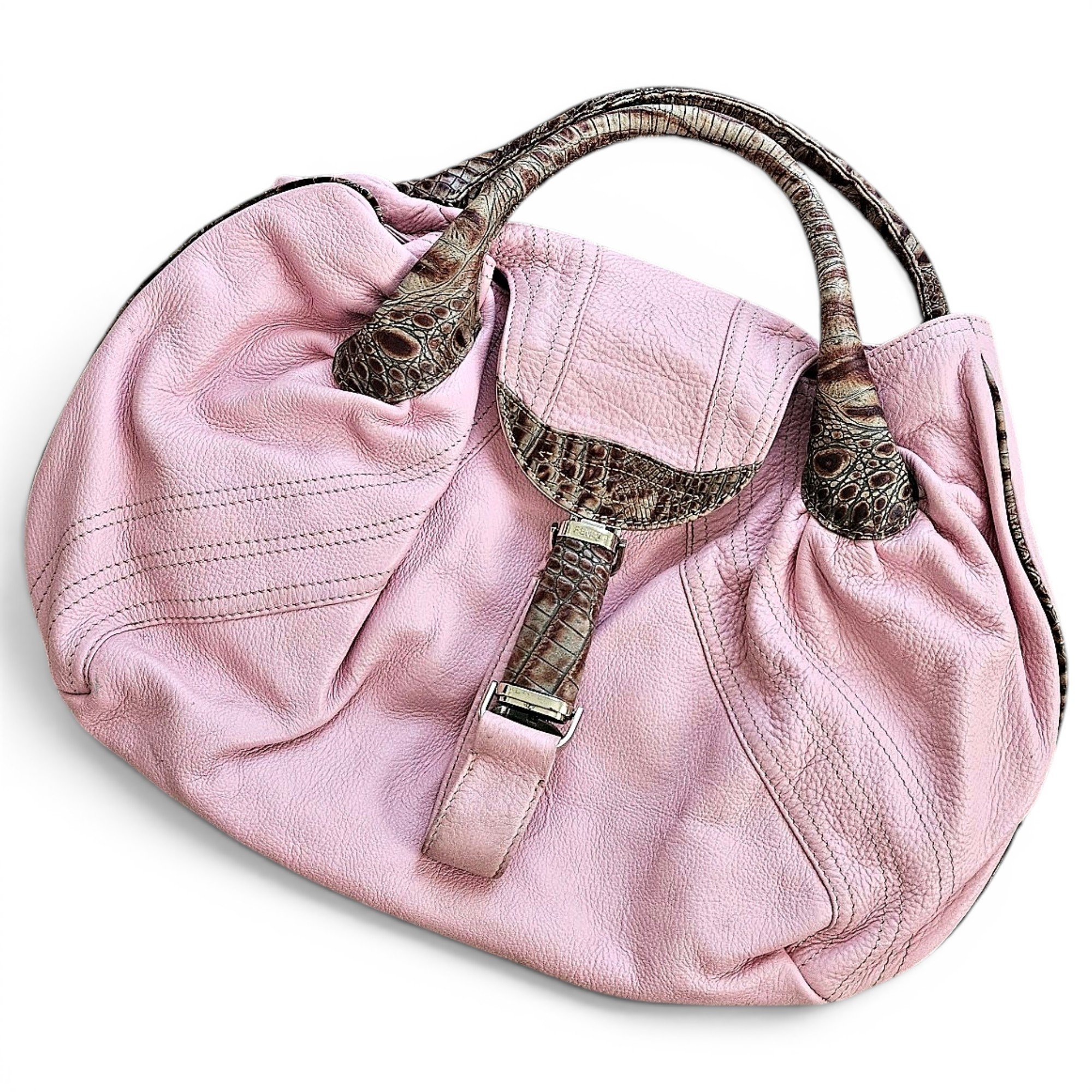 Spy leather handbag