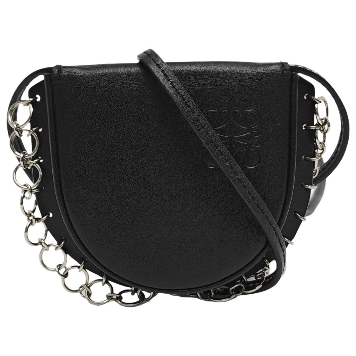 Heel leather crossbody bag
