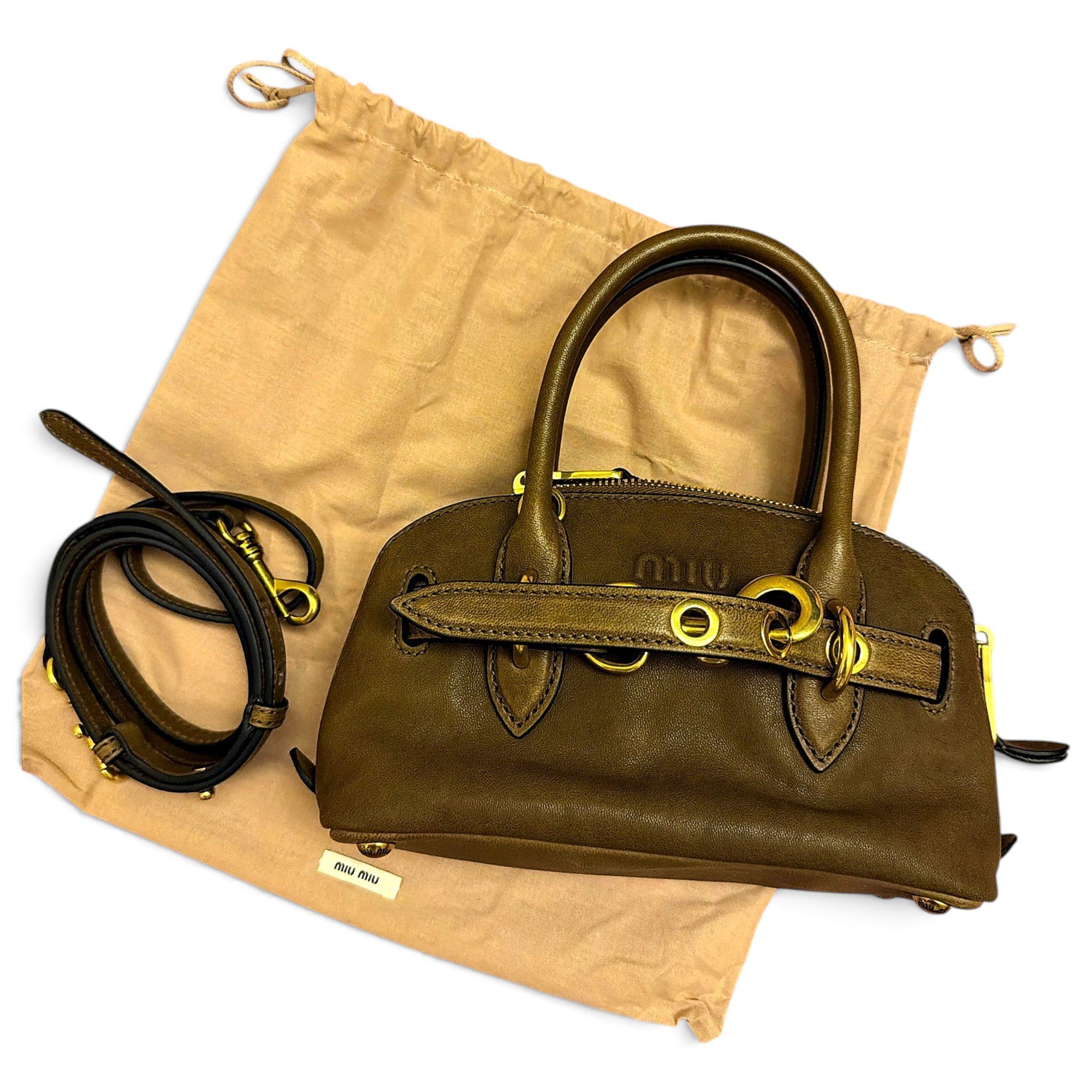 Vitello leather handbag