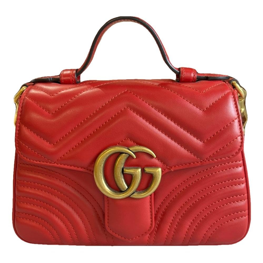 GG Marmont Flap leather handbag