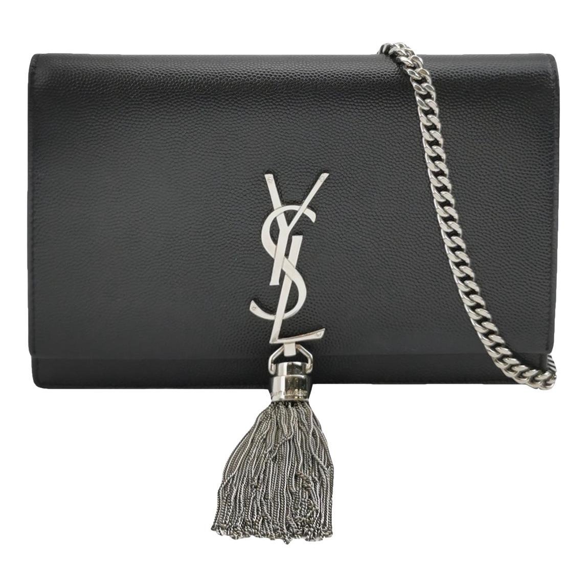 Pompom Kate leather handbag