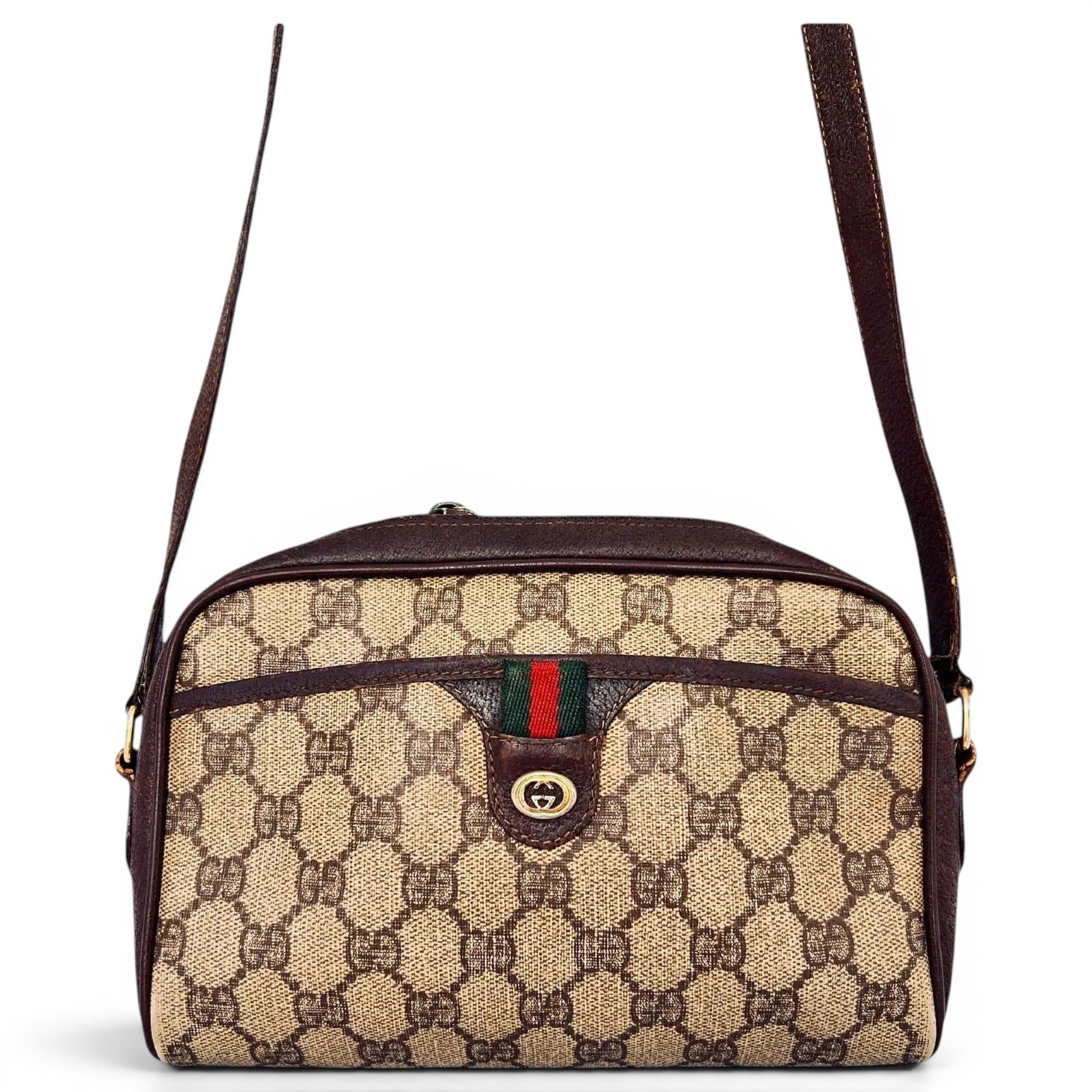 Ophidia cloth crossbody bag