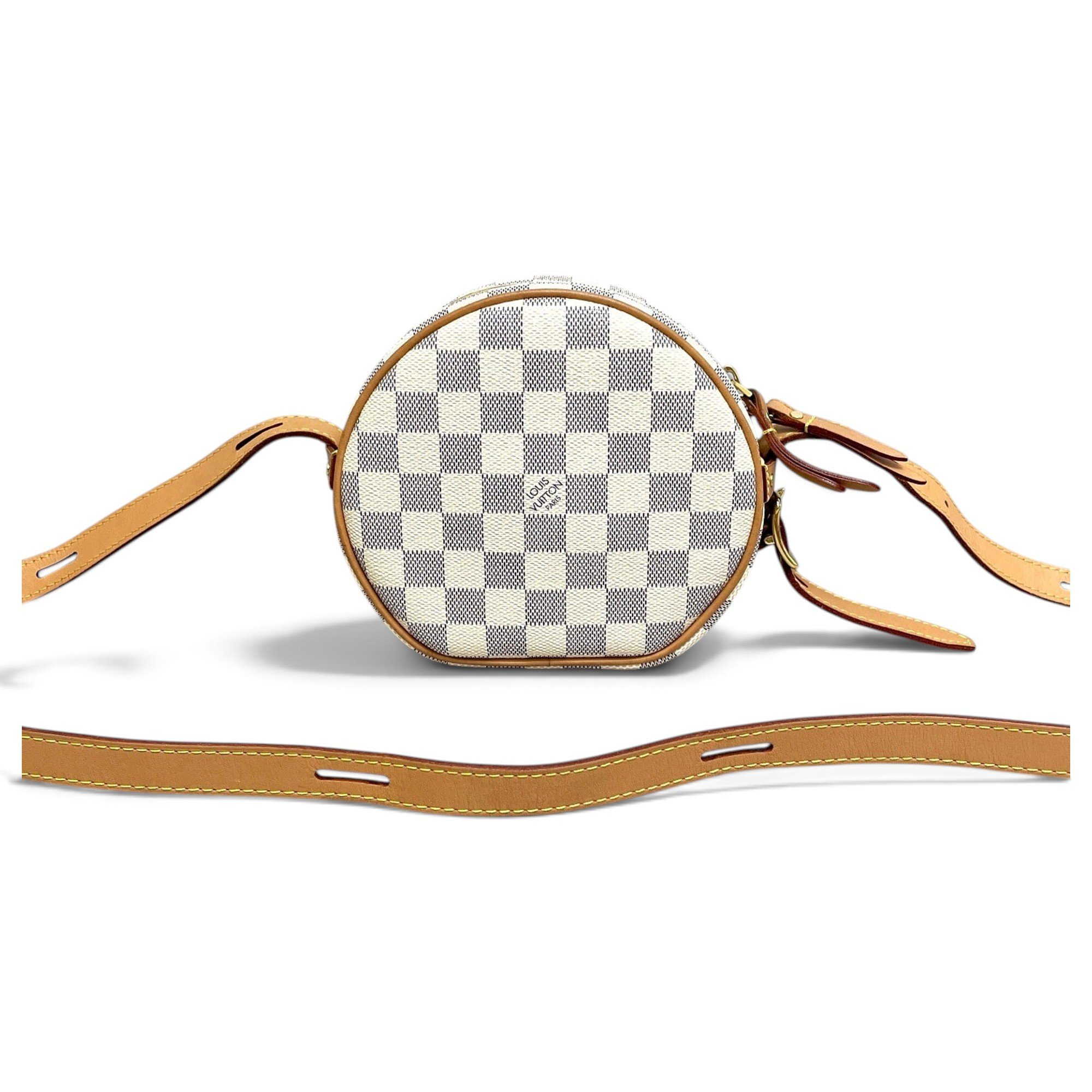 Boîte chapeau souple leather handbag