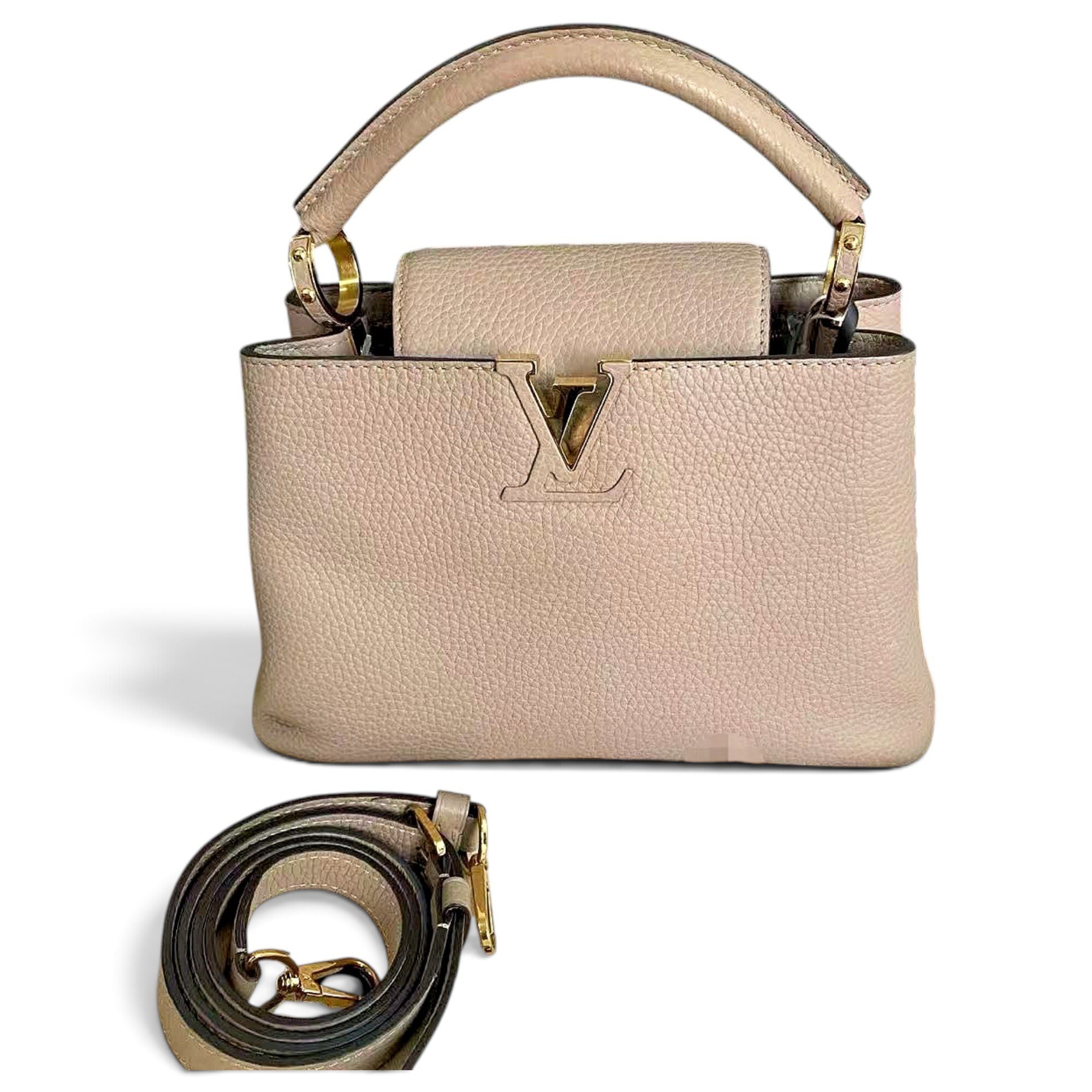 Capucines leather handbag