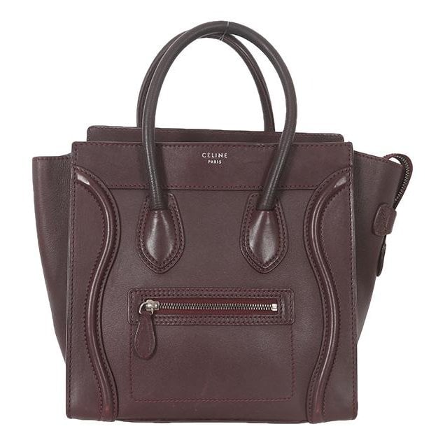 Luggage leather handbag