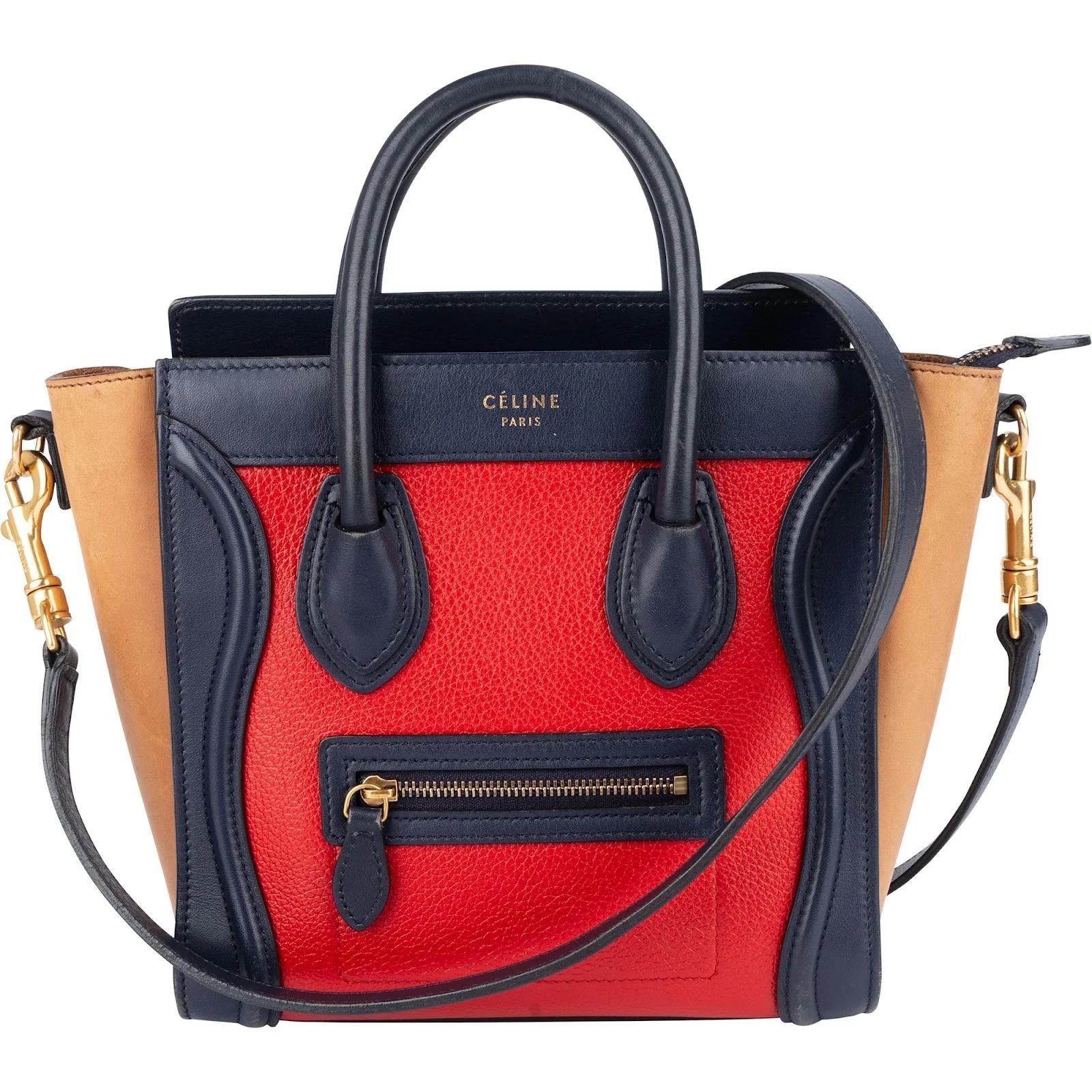 Luggage leather handbag