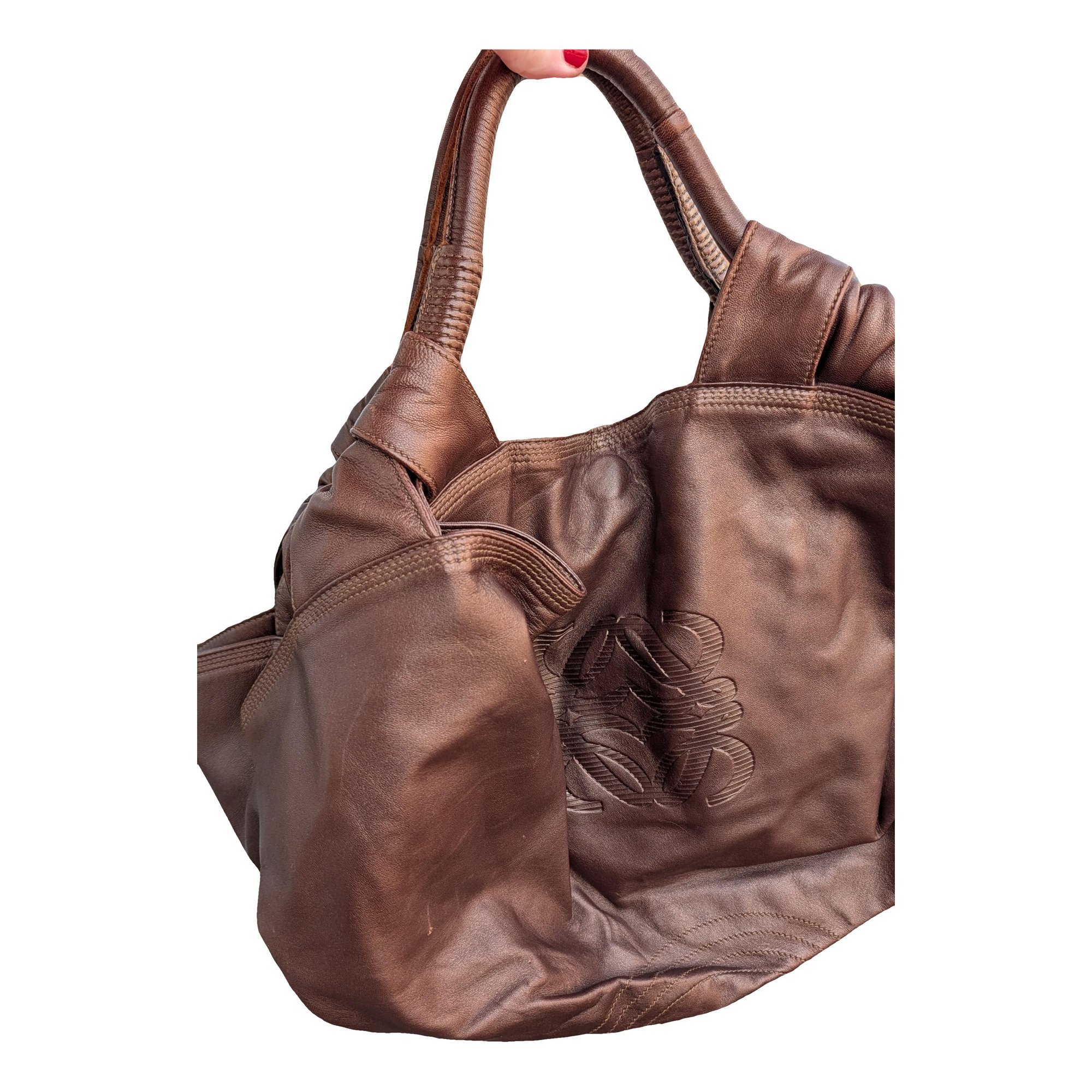 Leather handbag