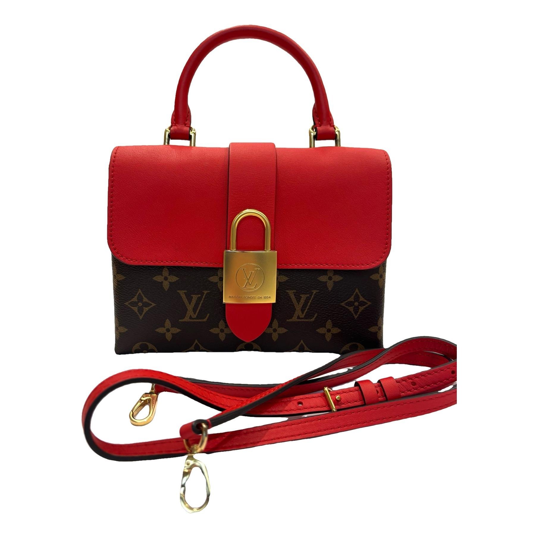 Louis Vuitton Locky BB leather handbag