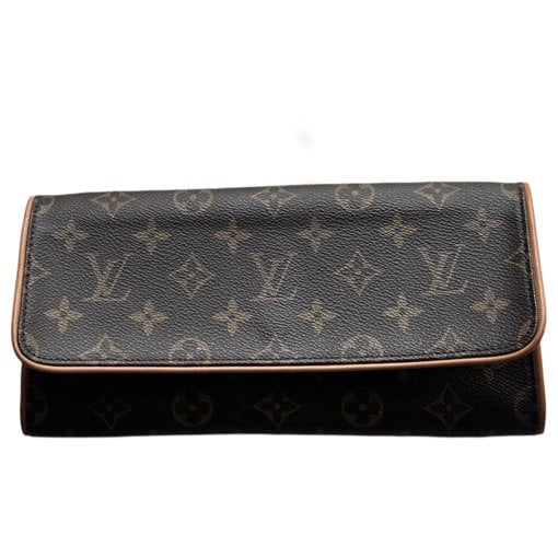 Twin cloth crossbody bag