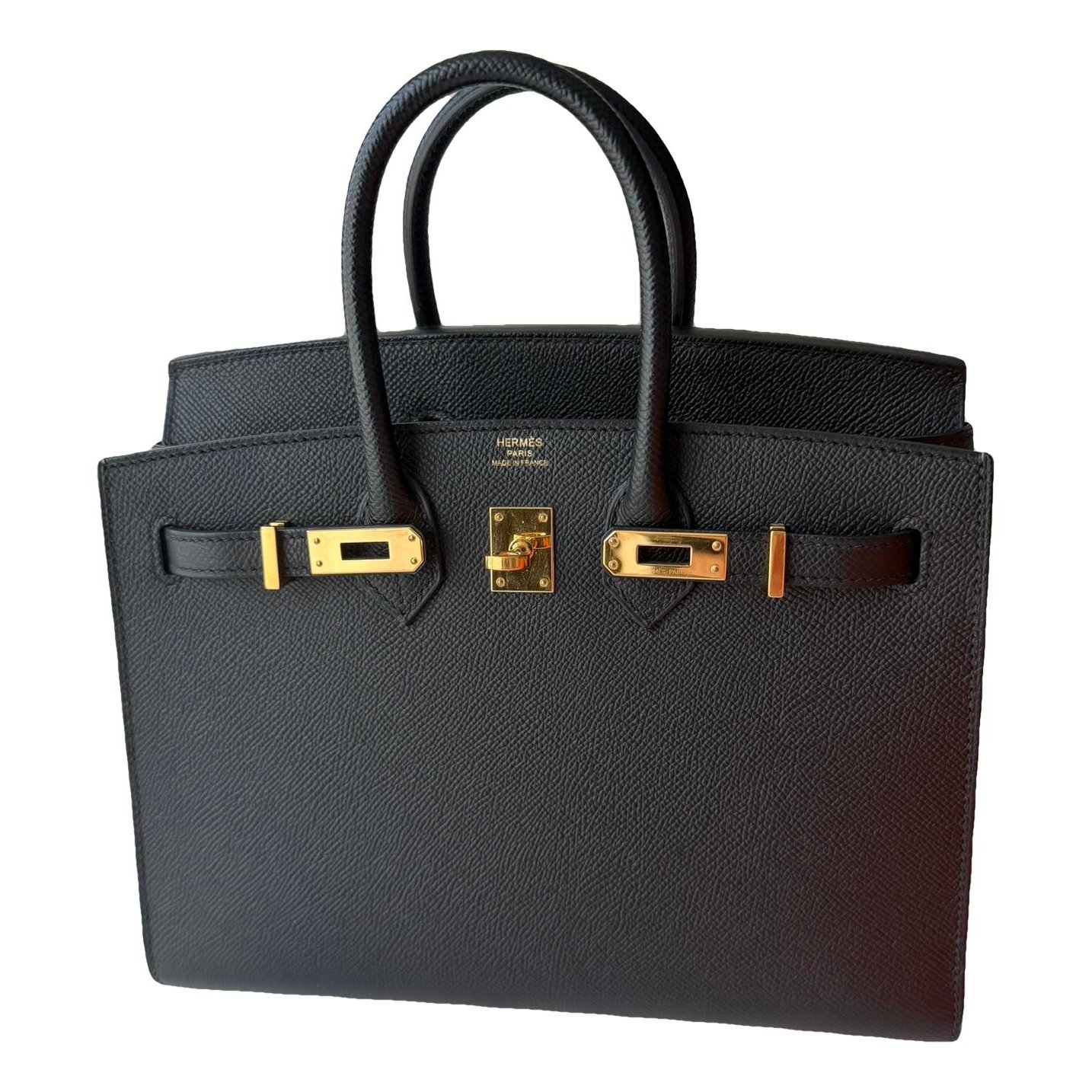 Birkin 25 leather handbag