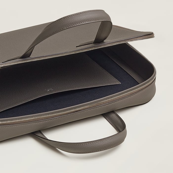 Gris Étain Victoria Light Briefcase