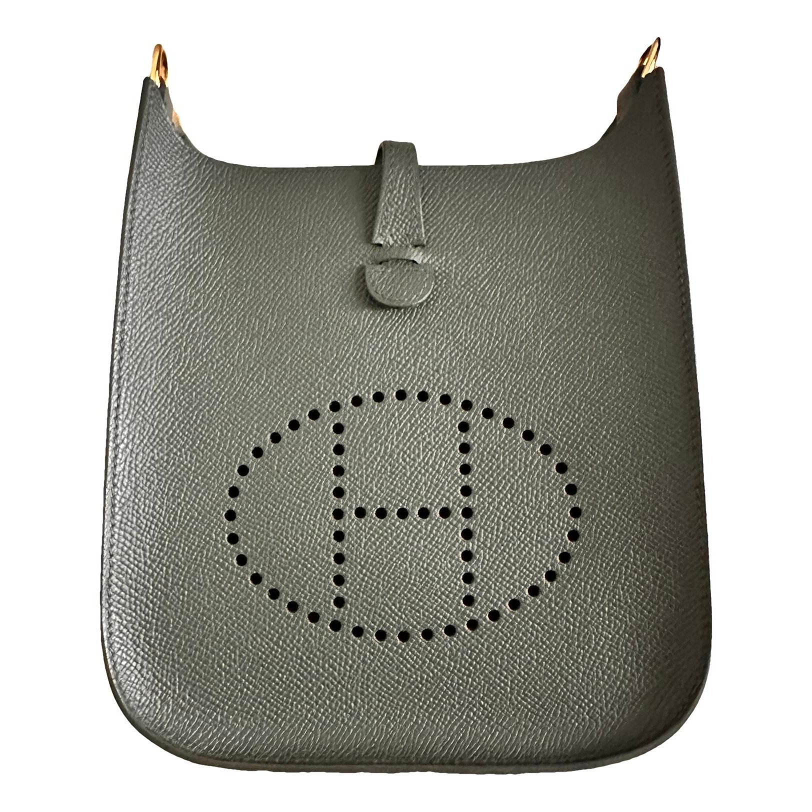 Hermes Evelyne Sellier leather mini bag