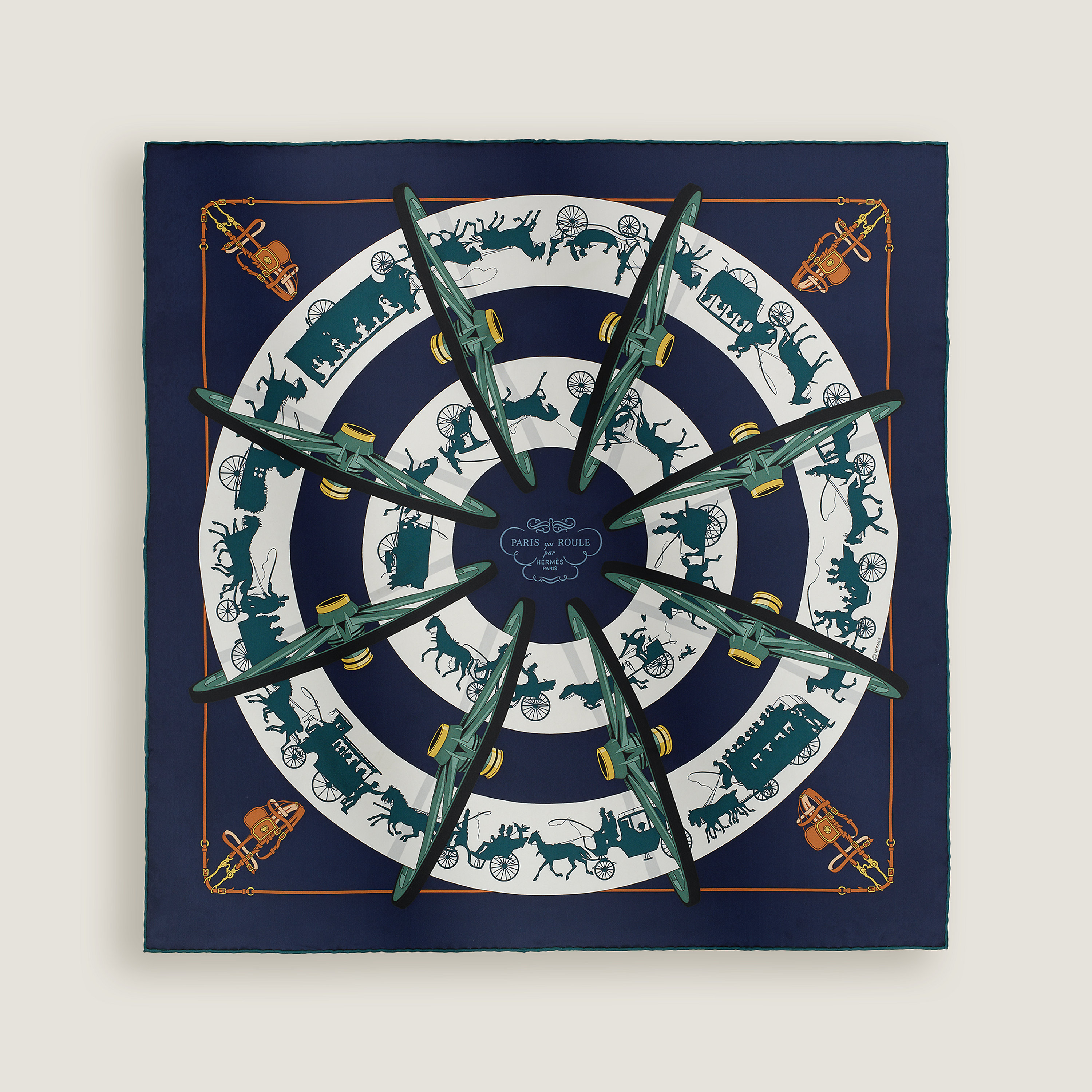 Paris Qui Roule scarf 70