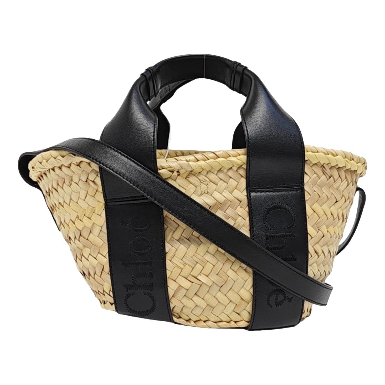 Woody Basket cloth handbag