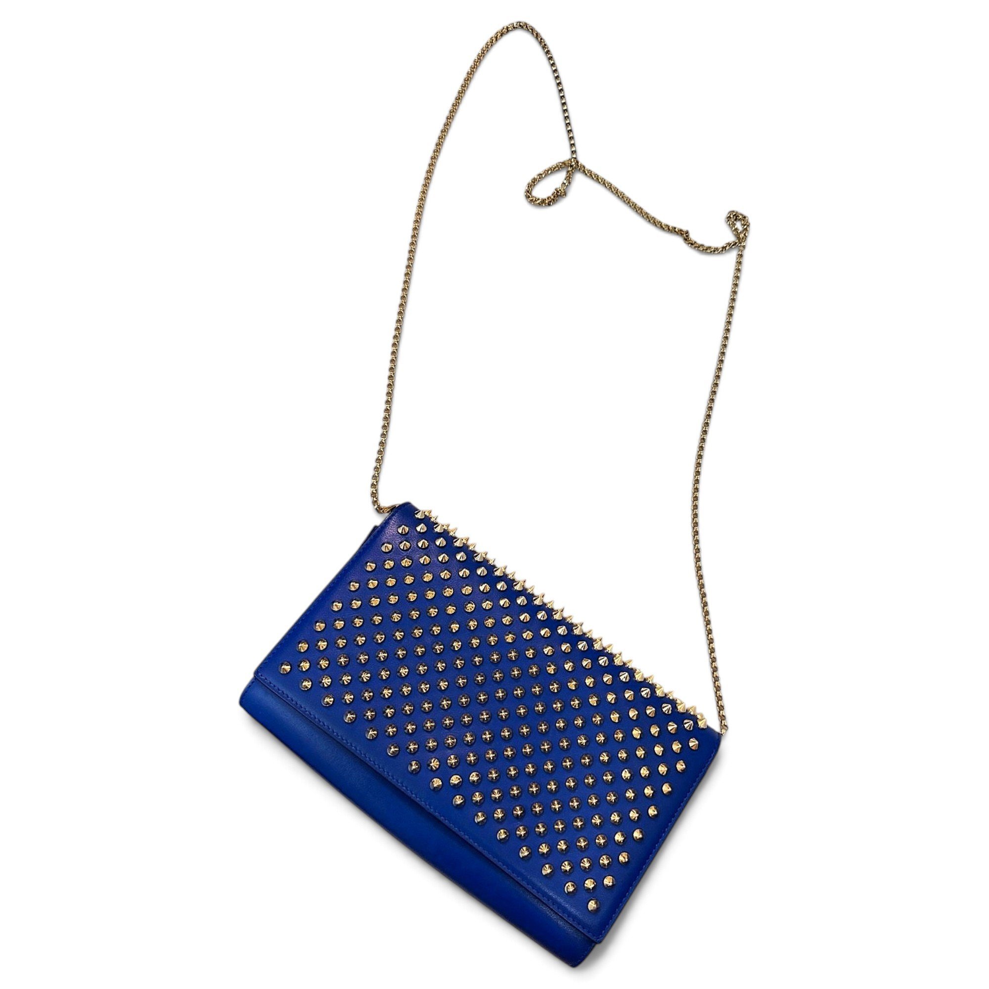 Christian Louboutin Sweet Charity leather clutch bag