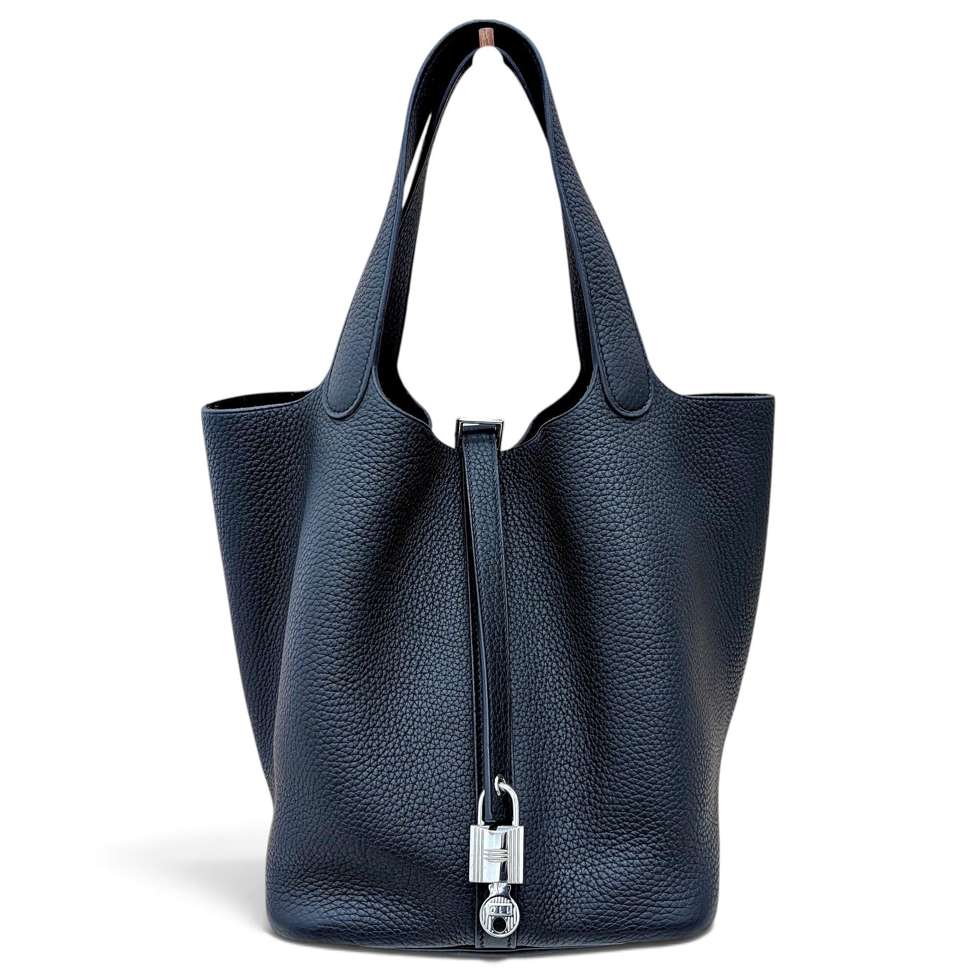 Picotin leather handbag