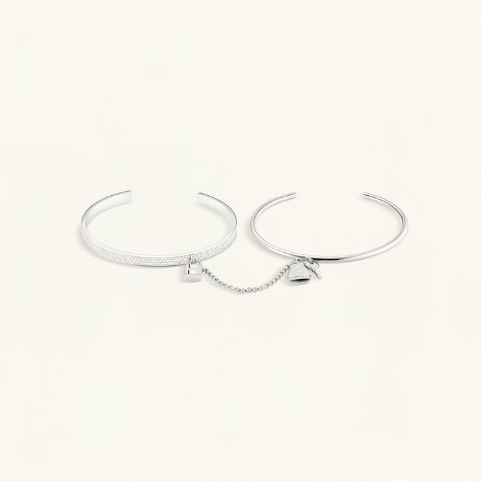 Sans Coloris Kelly Cadenas Double Bracelet, Small Model