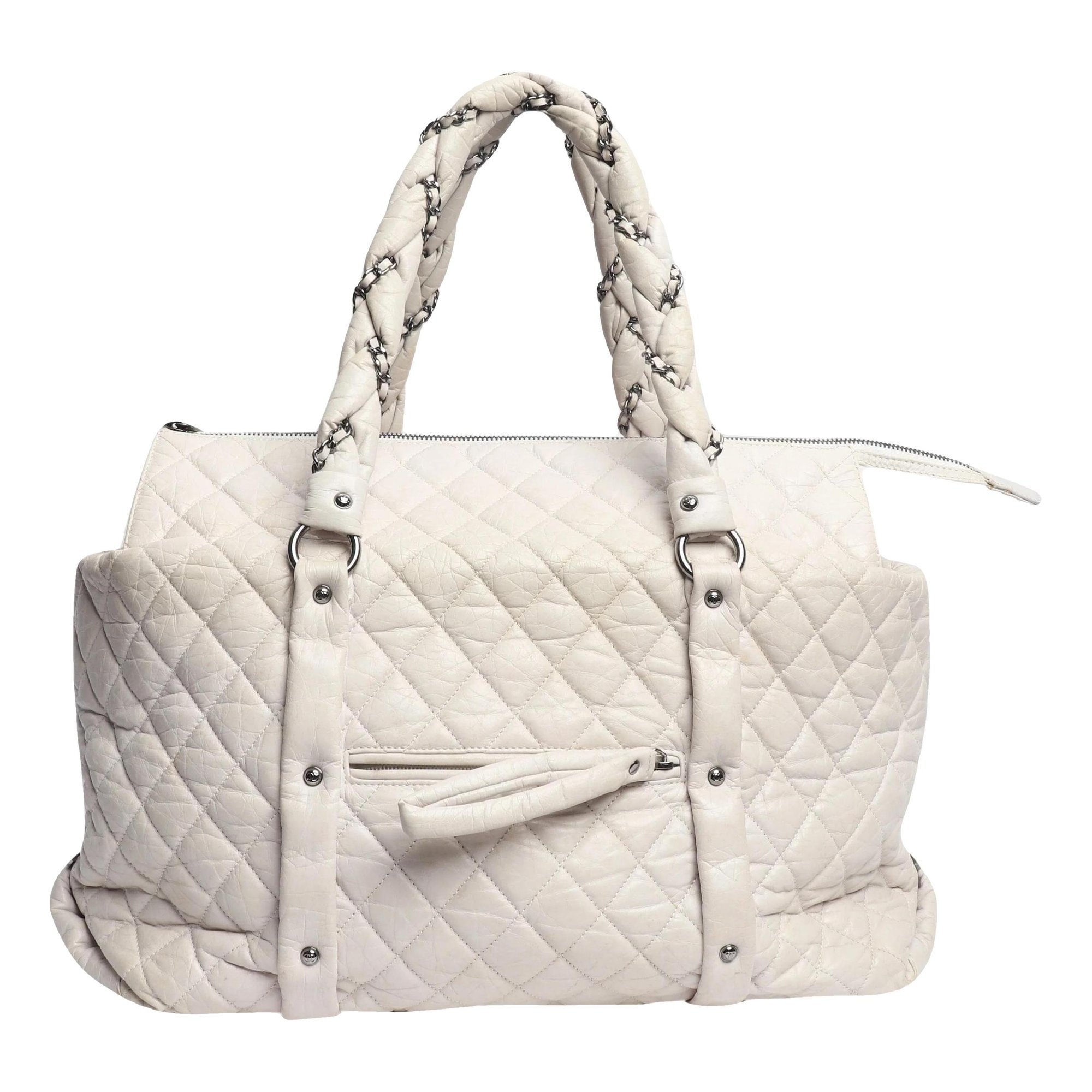 Leather tote