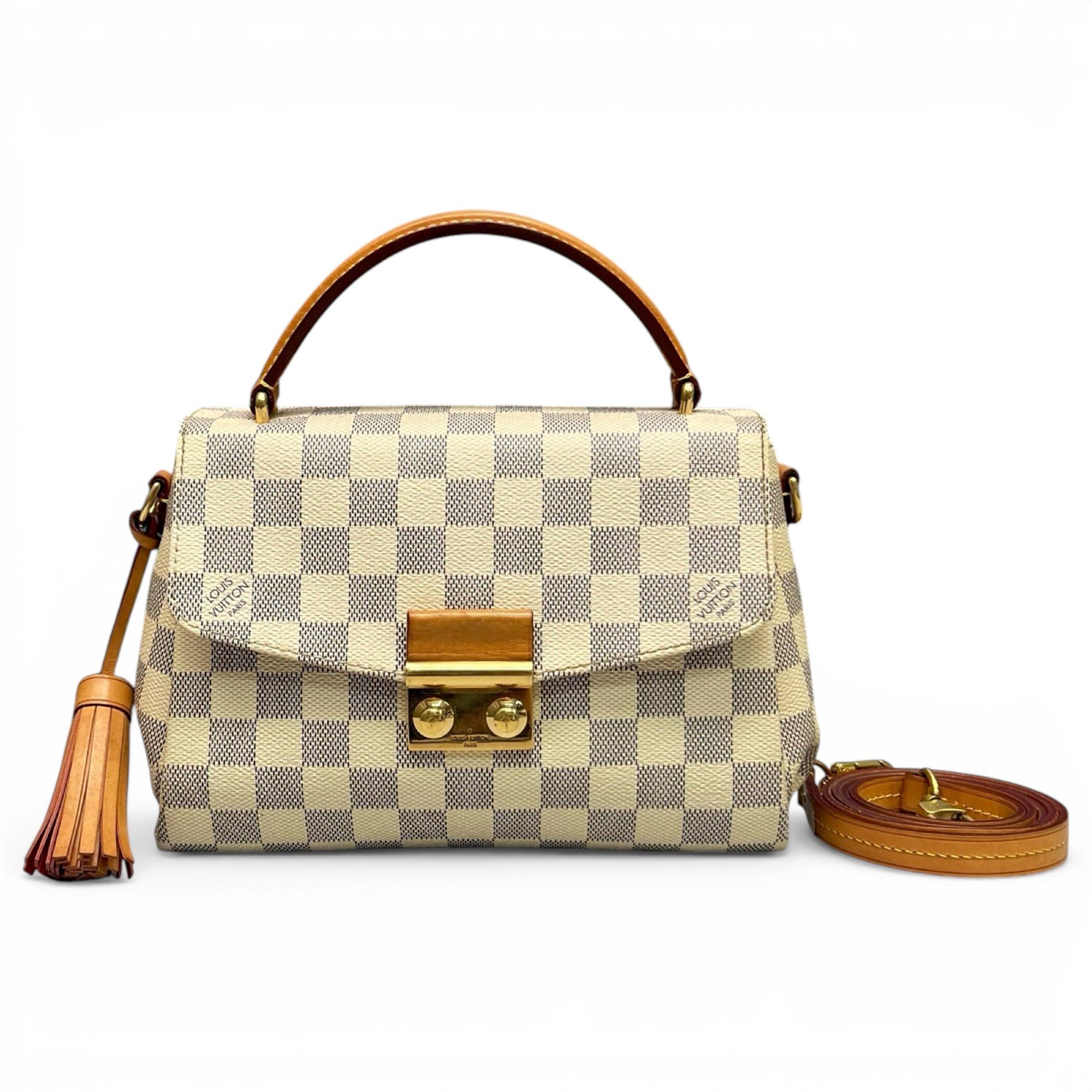 Croisette leather handbag