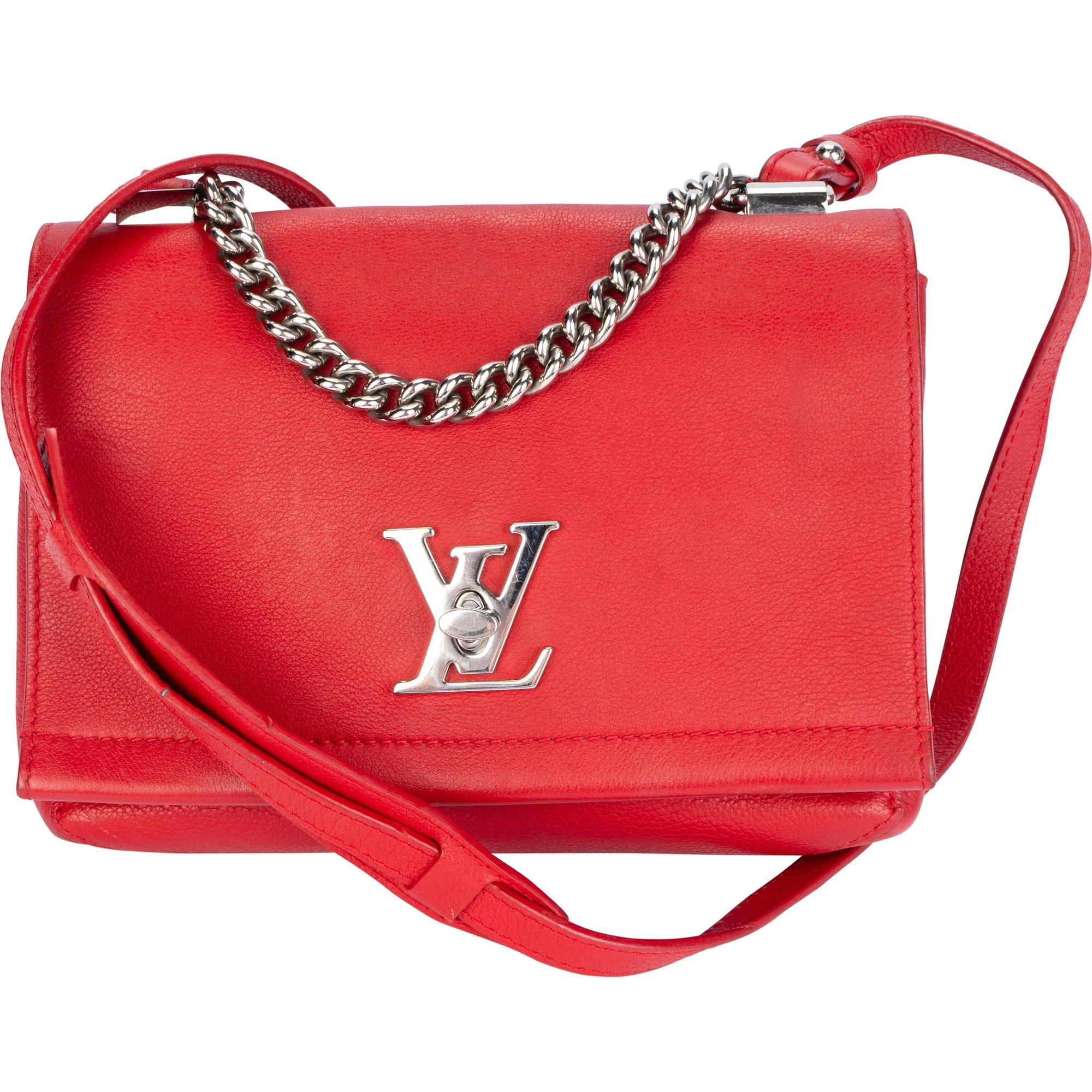 Lockme leather crossbody bag