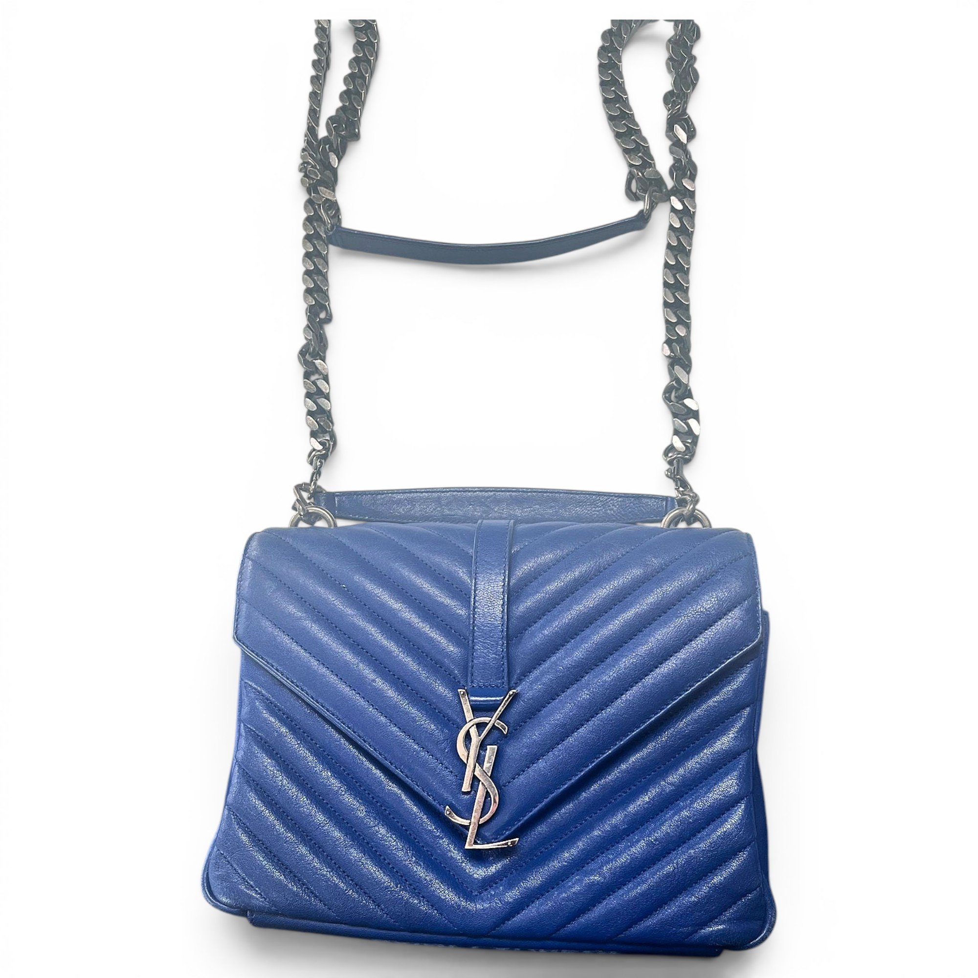 Saint Laurent Collége monogramme leather handbag