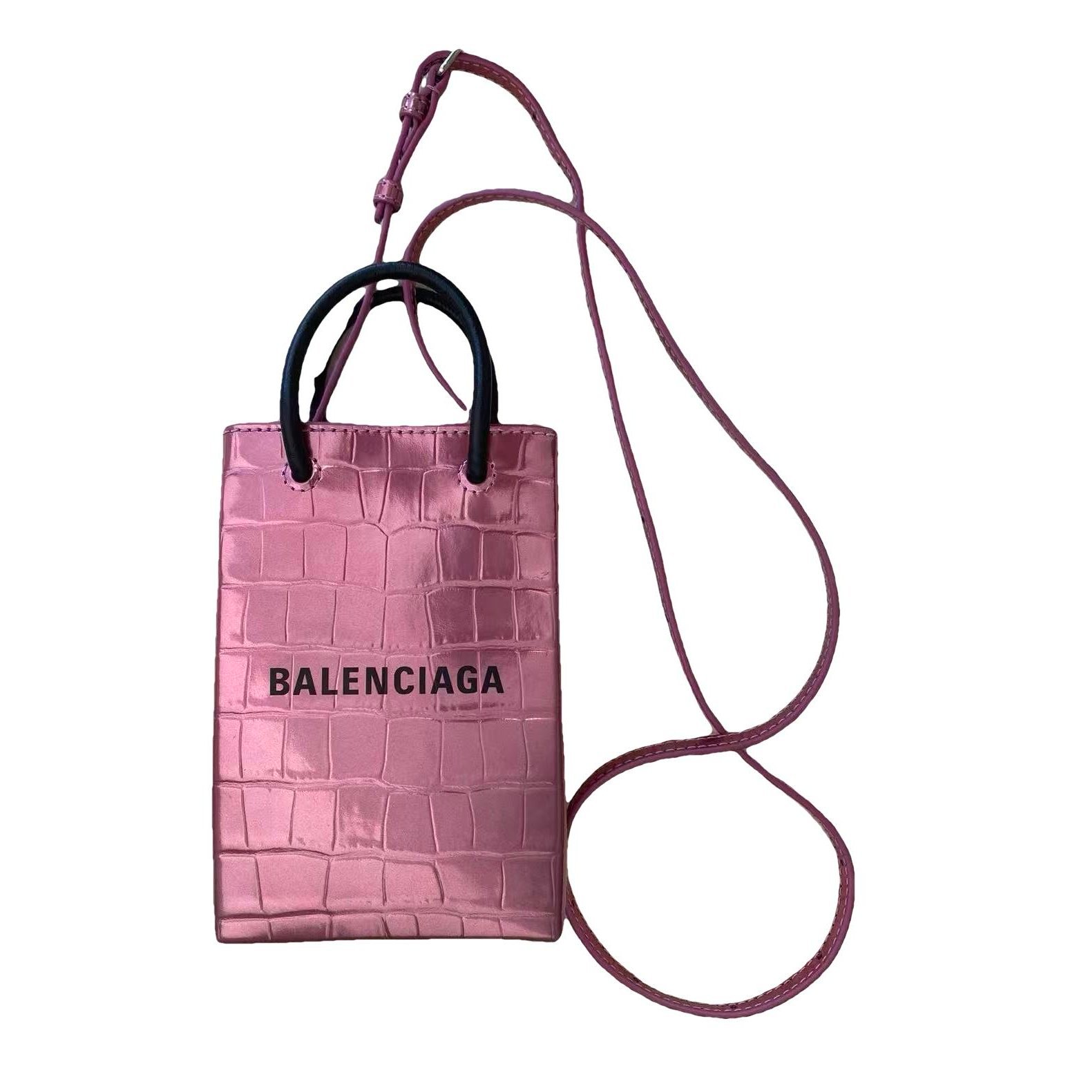 Shopping Phone Holder leather crossbody bag